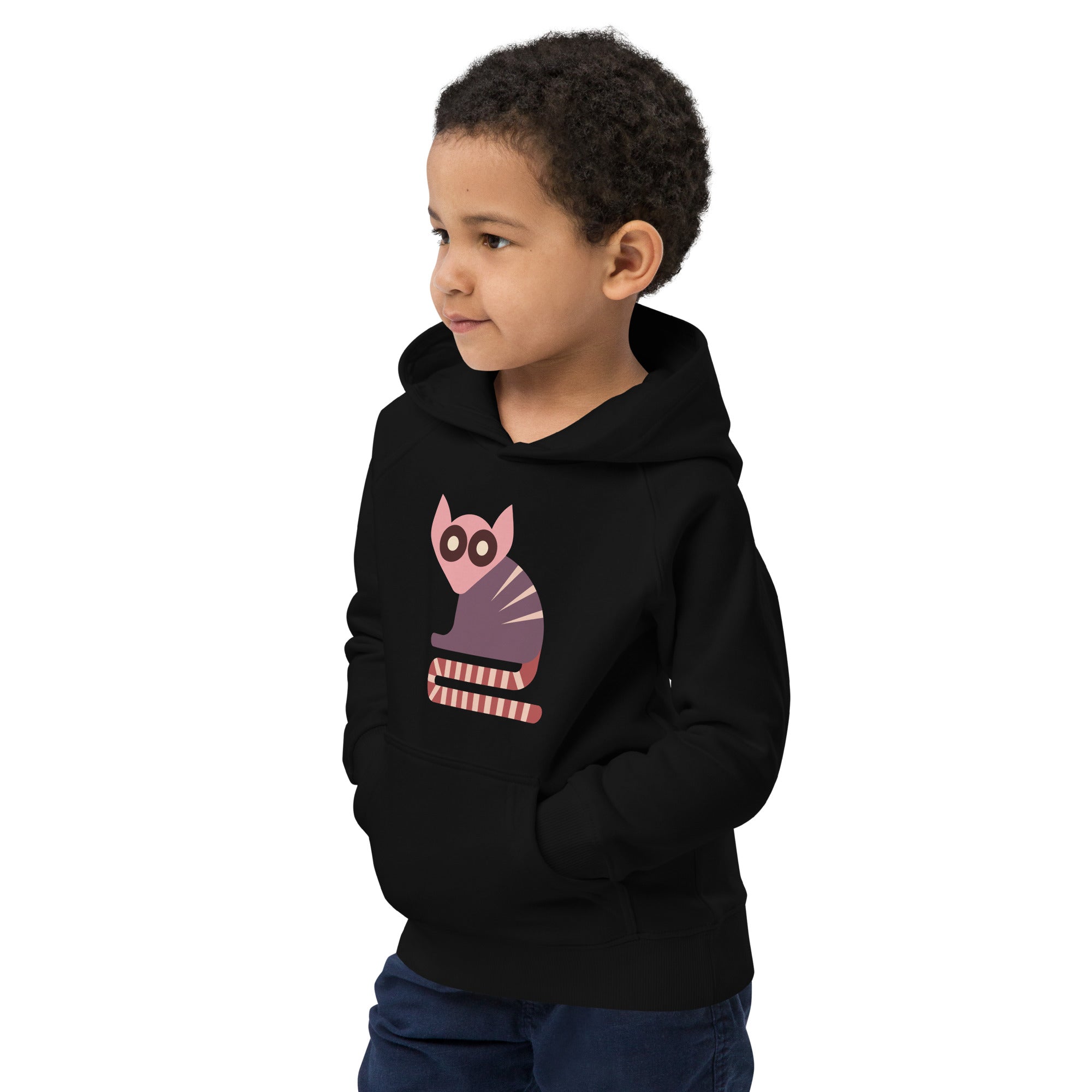 Kids eco hoodie-Lemurs