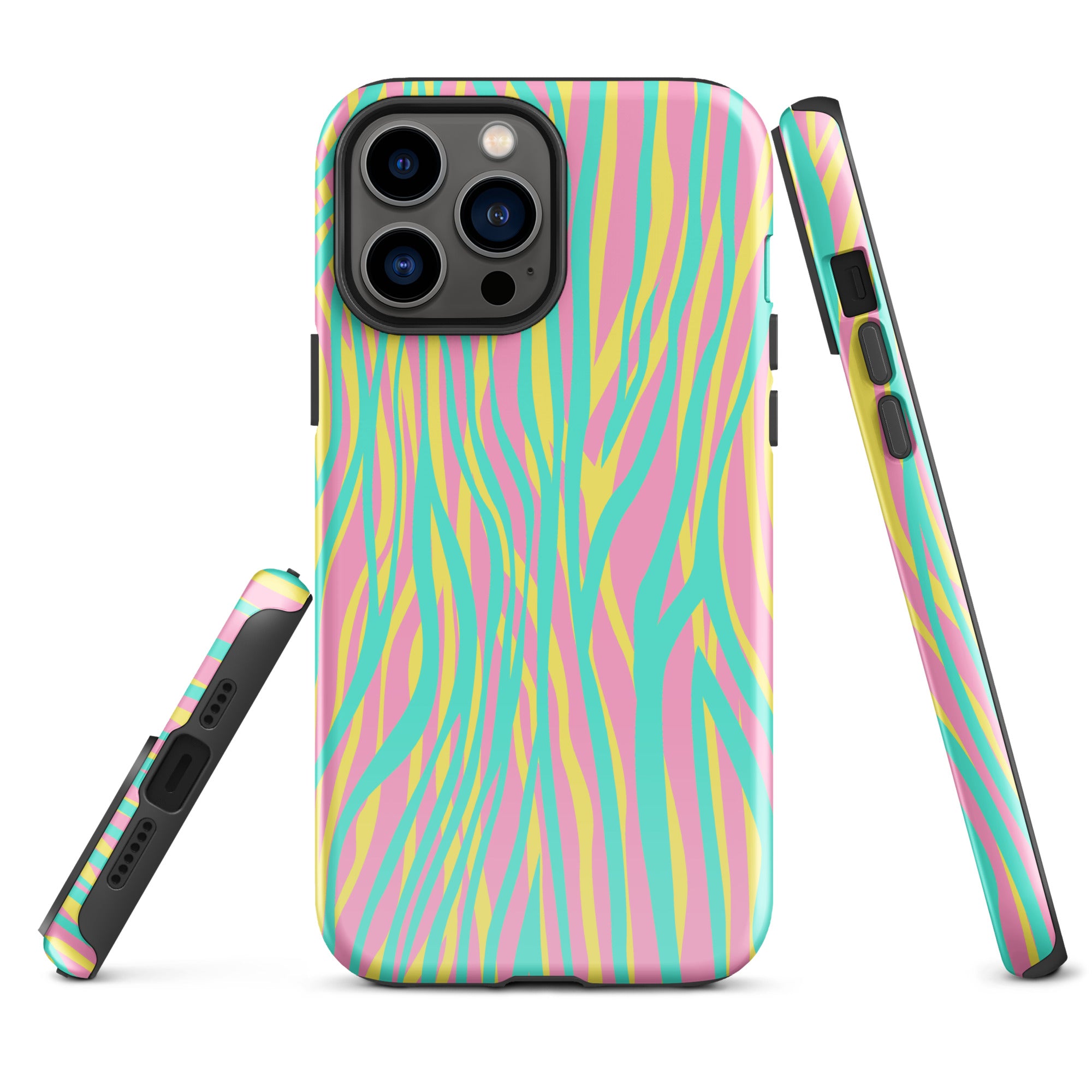Tough Case for iPhone®- Funky Zebra Pattern I