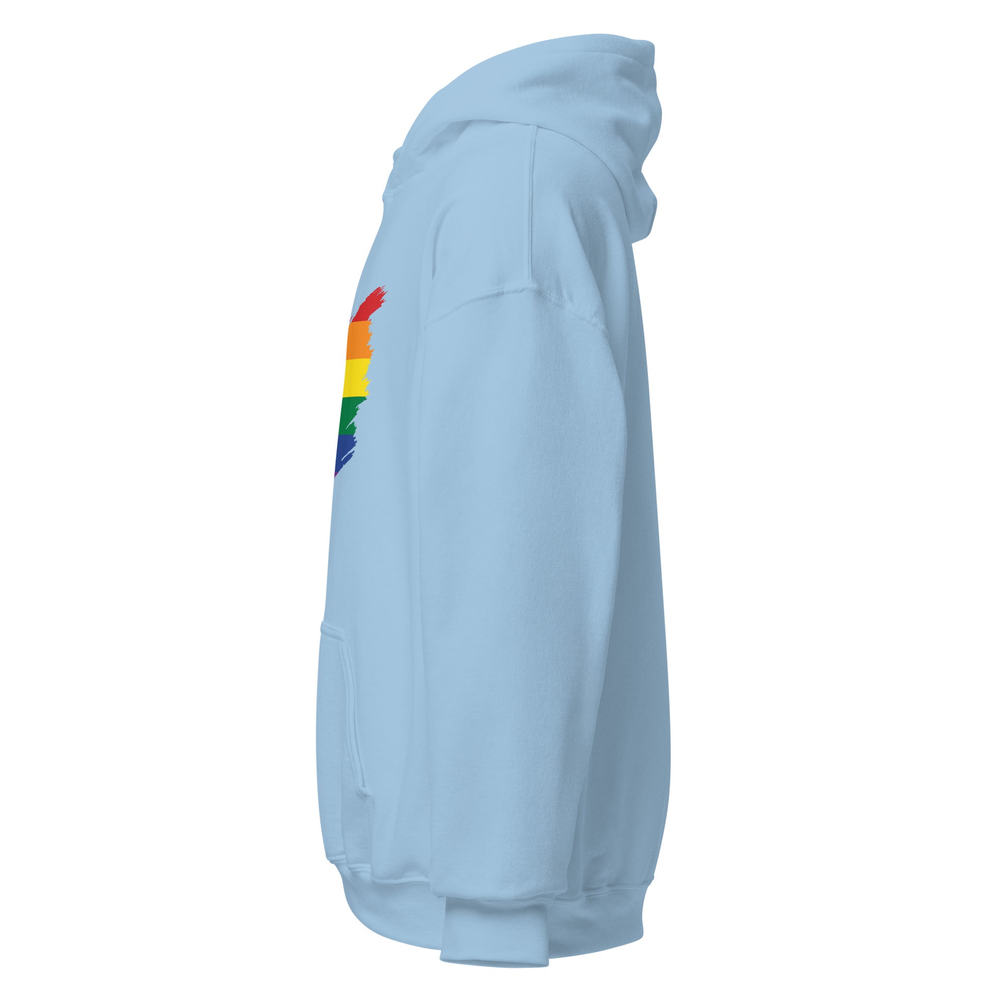 Unisex Hoodie-Pride Rainbow Grunge Flag