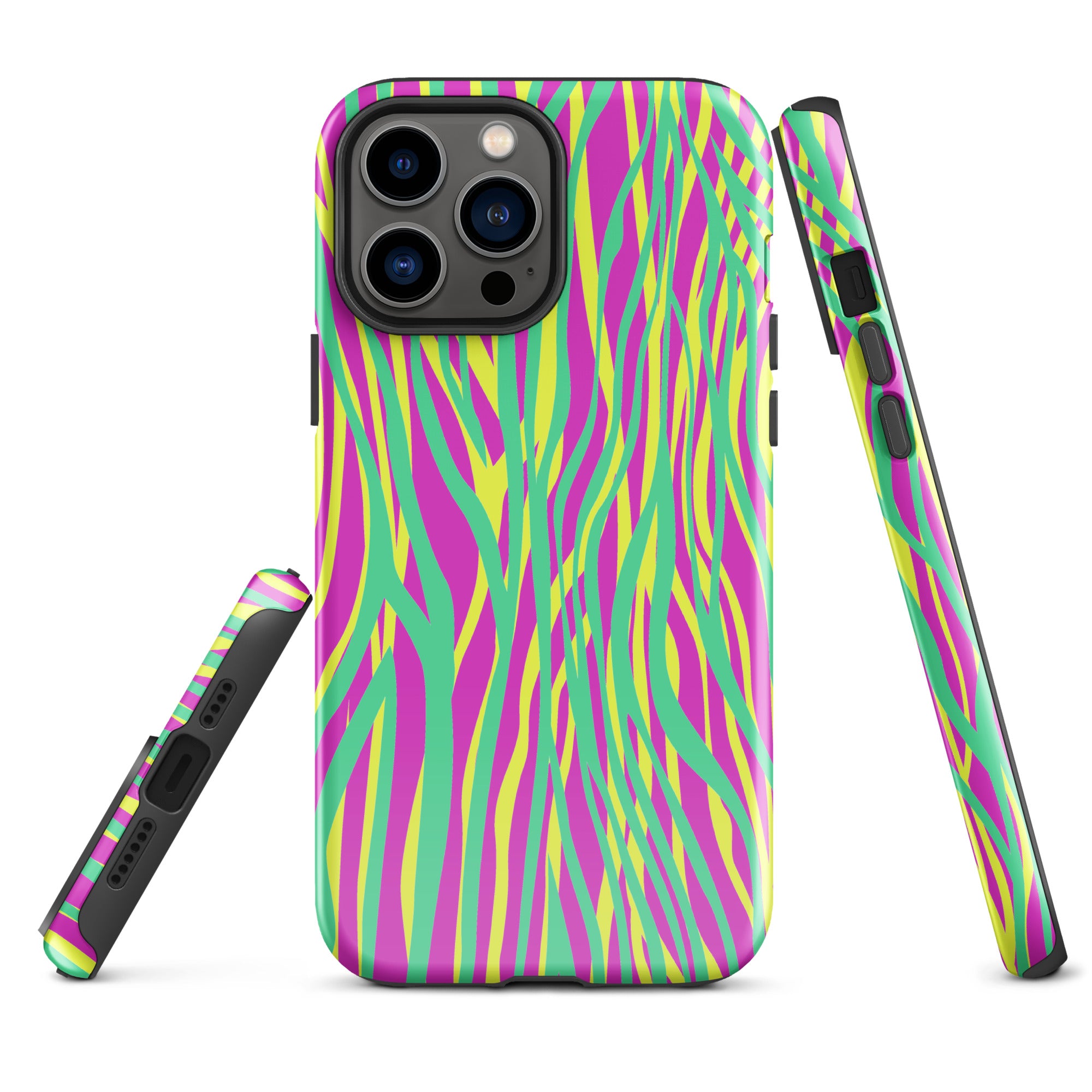 Tough Case for iPhone®- Funky Zebra Pattern II