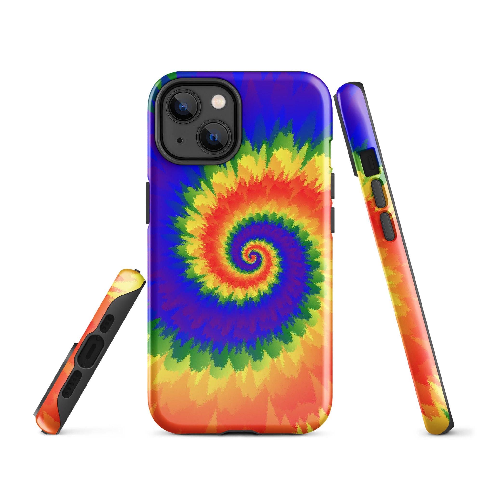 Tough Case for iPhone®-Tie Dye Spiral - LGBTQ