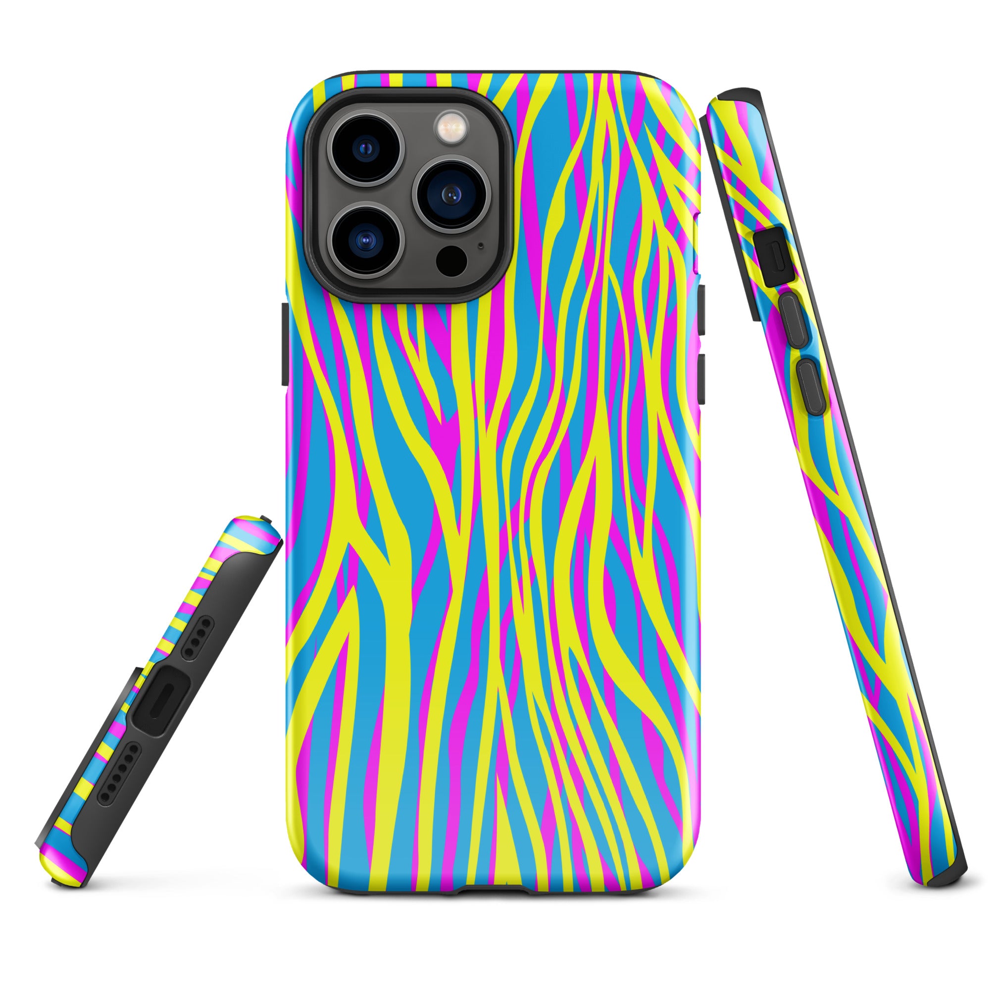 Tough Case for iPhone®- Funky Zebra Pattern IV