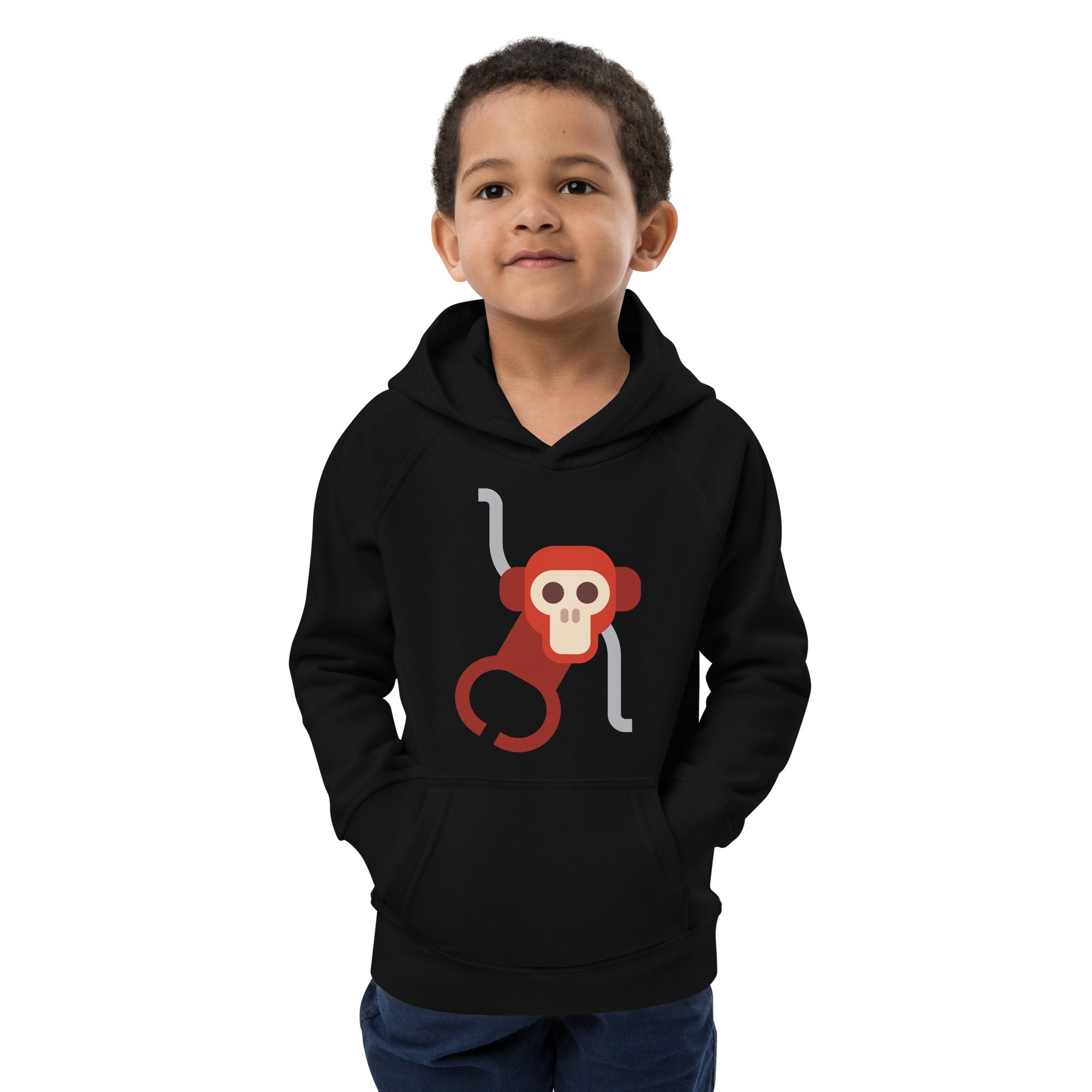 Kids eco hoodie-Monkey II