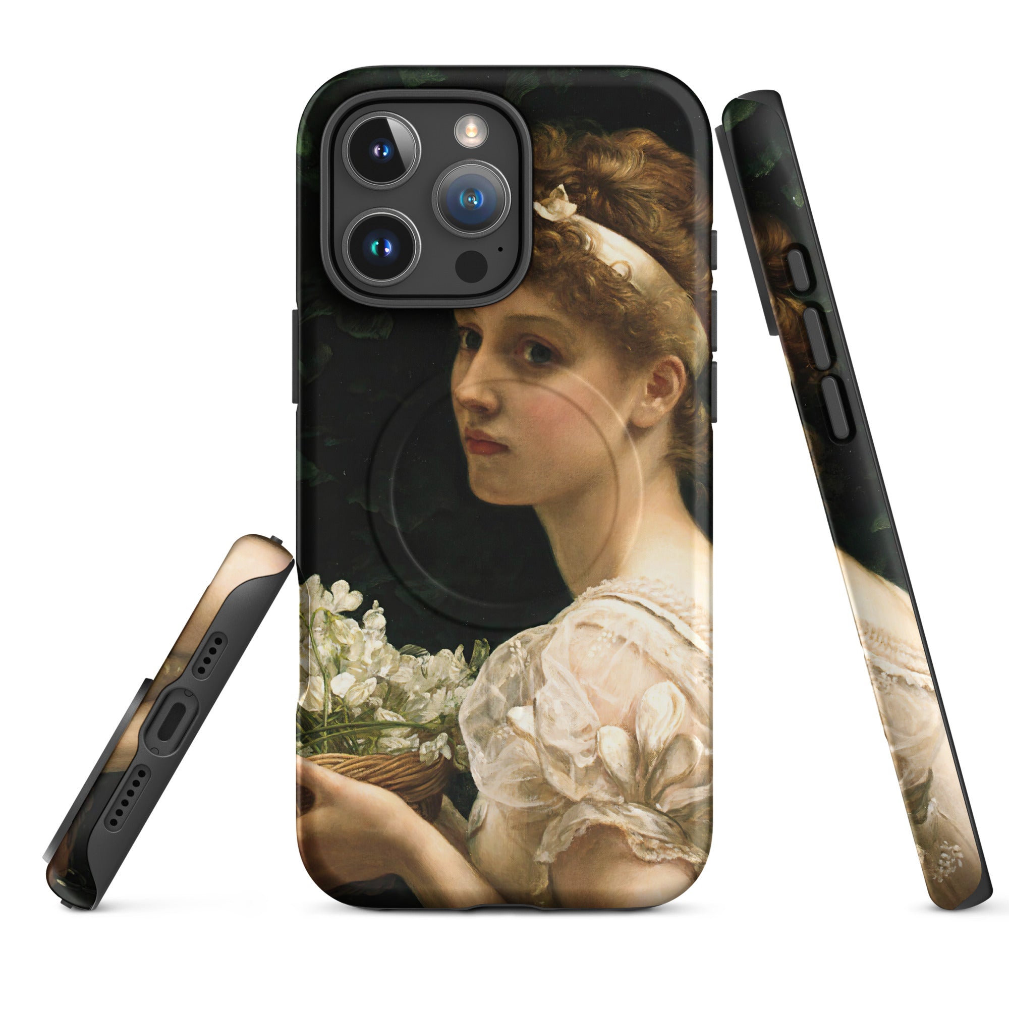 MagSafe® Tough case for iPhone®-Pea Blossoms