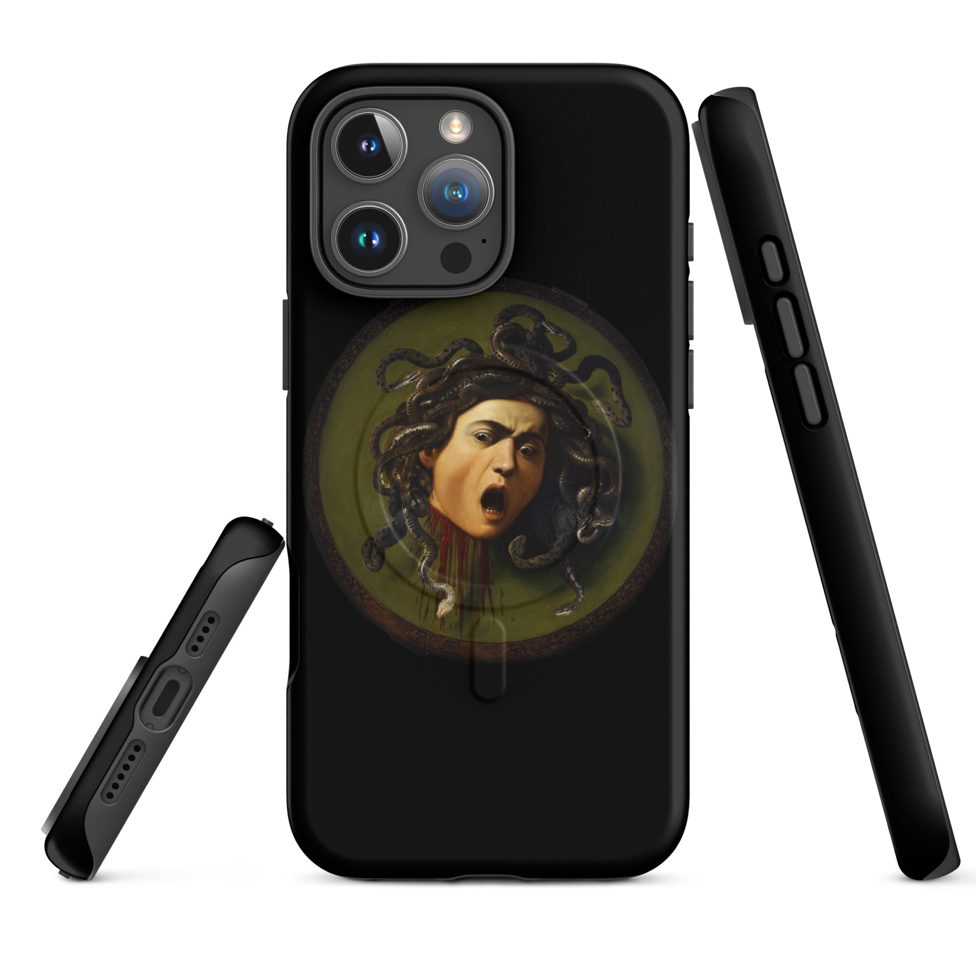MagSafe® tough case for iPhone®-Caravaggio-Medusa 1597