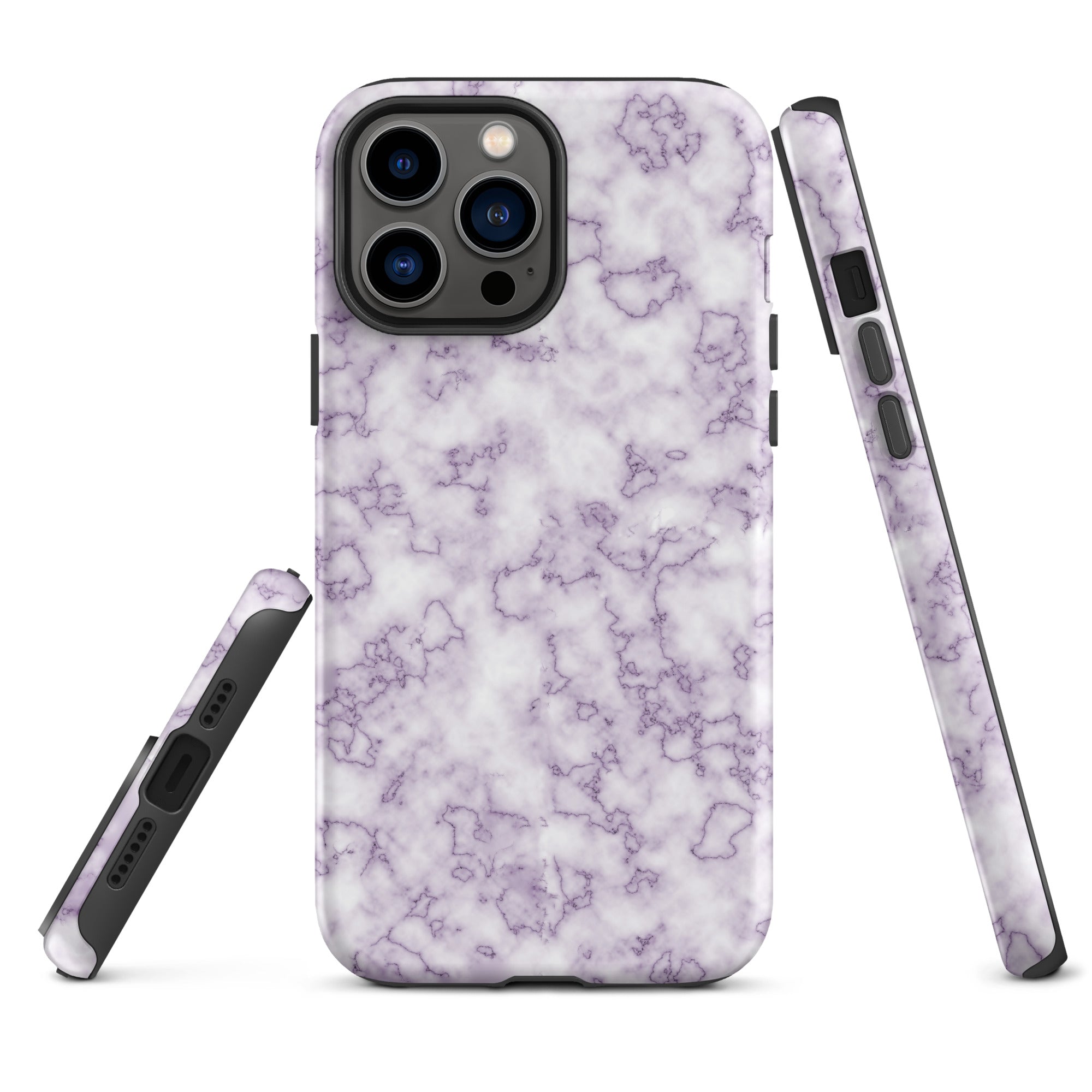 Tough Case for iPhone®- Purple Marble