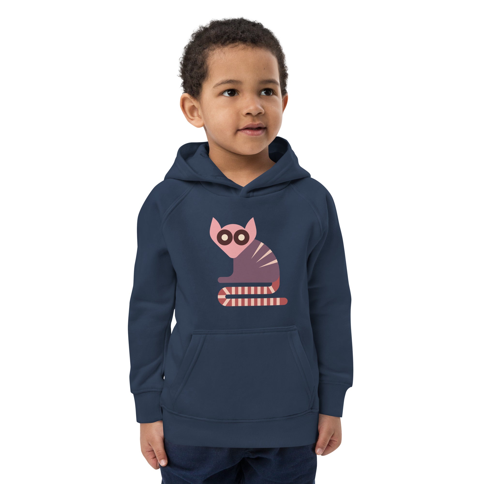 Kids eco hoodie-Lemurs