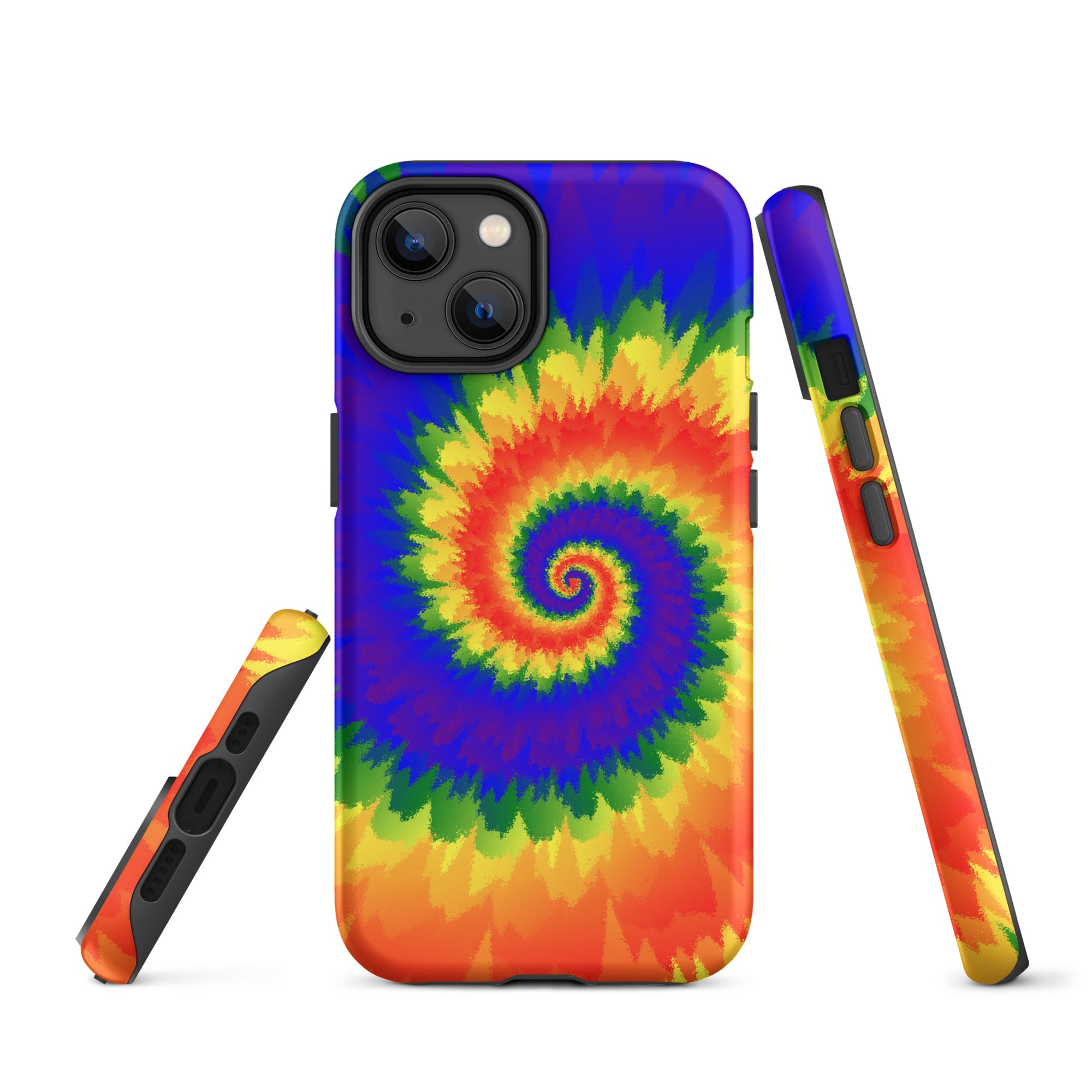 Tough Case for iPhone®-Tie Dye Spiral - LGBTQ