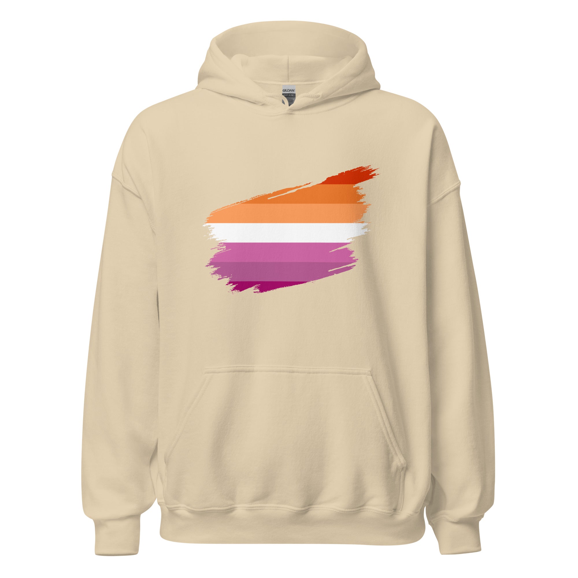 Unisex Hoodie-Lesbian Grunge Flag