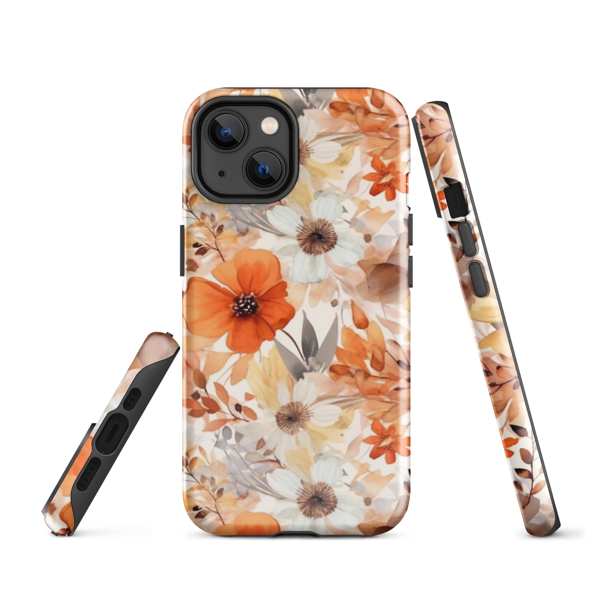 Tough Case for iPhone®- Floral Pattern I