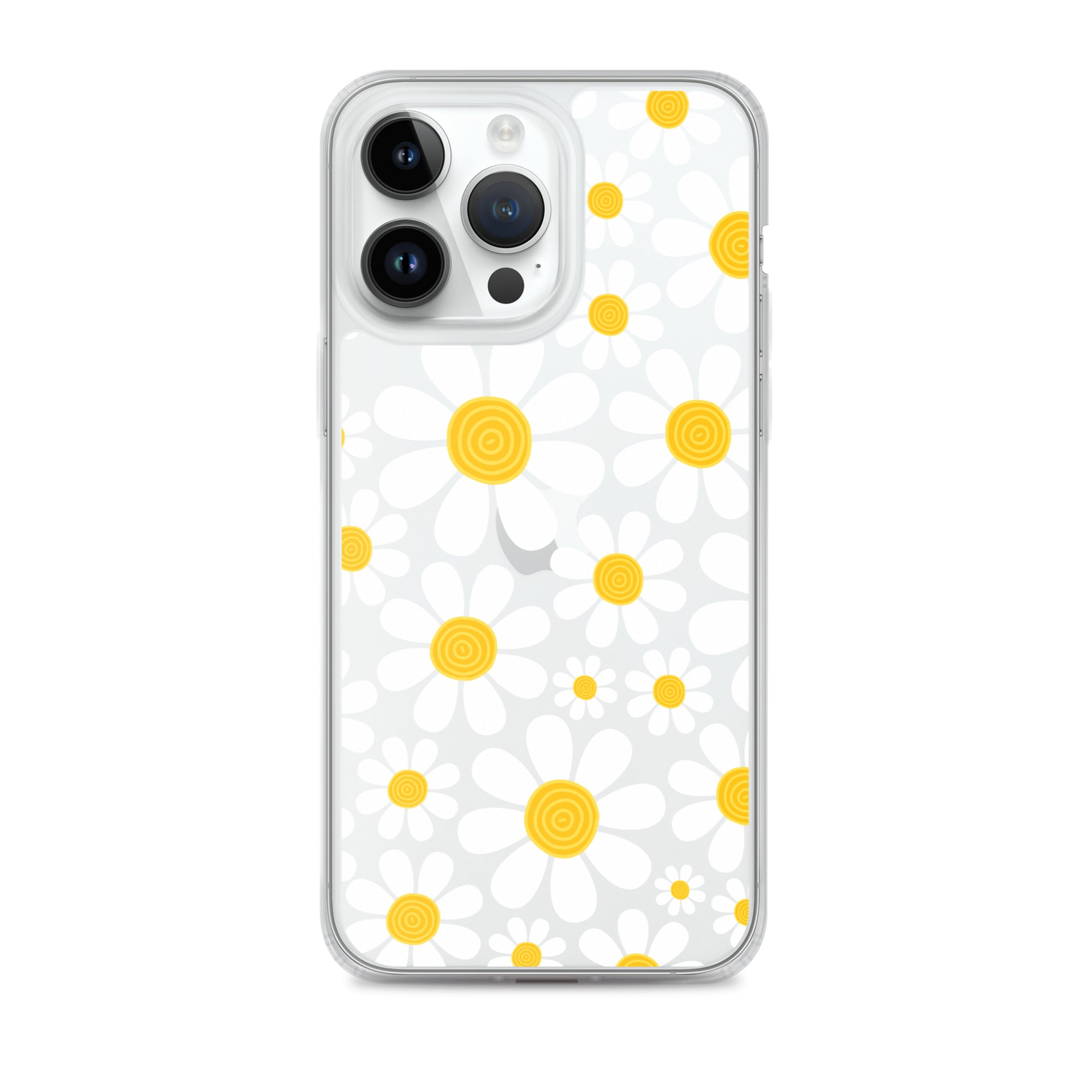 Clear Case for iPhone®- Floral Daisy Design III