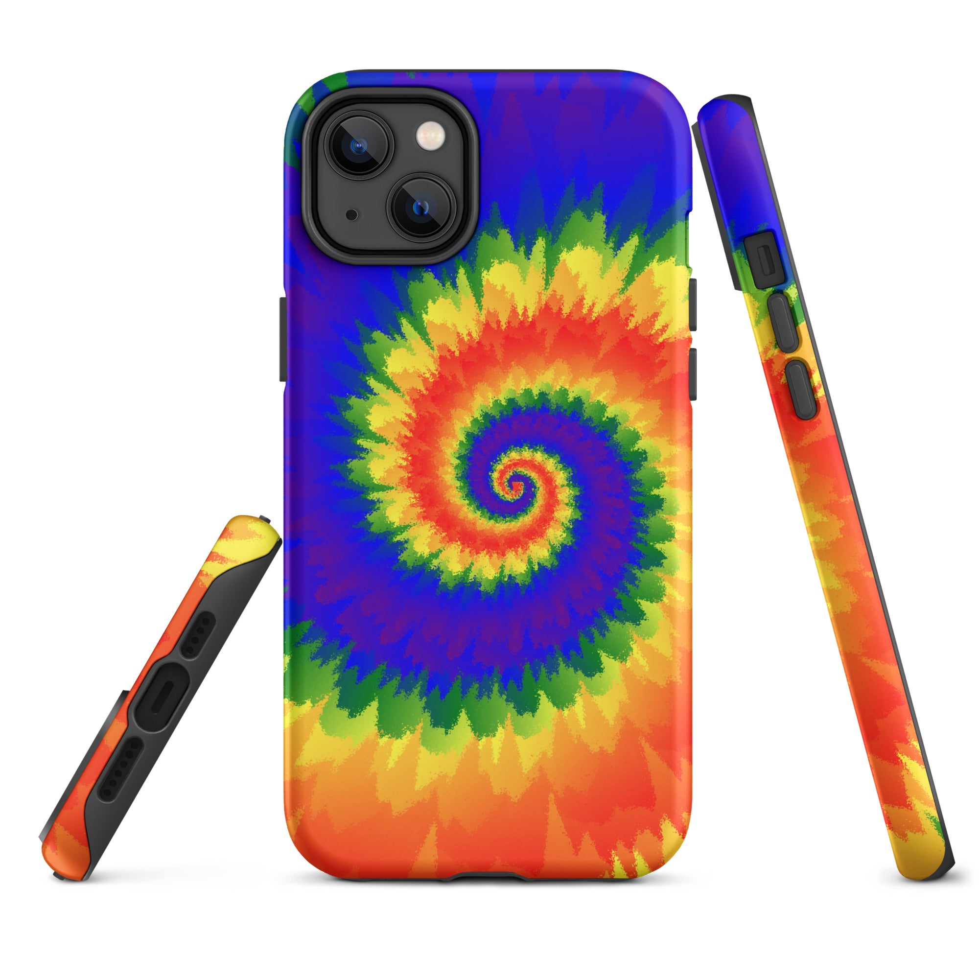 Tough Case for iPhone®-Tie Dye Spiral - LGBTQ