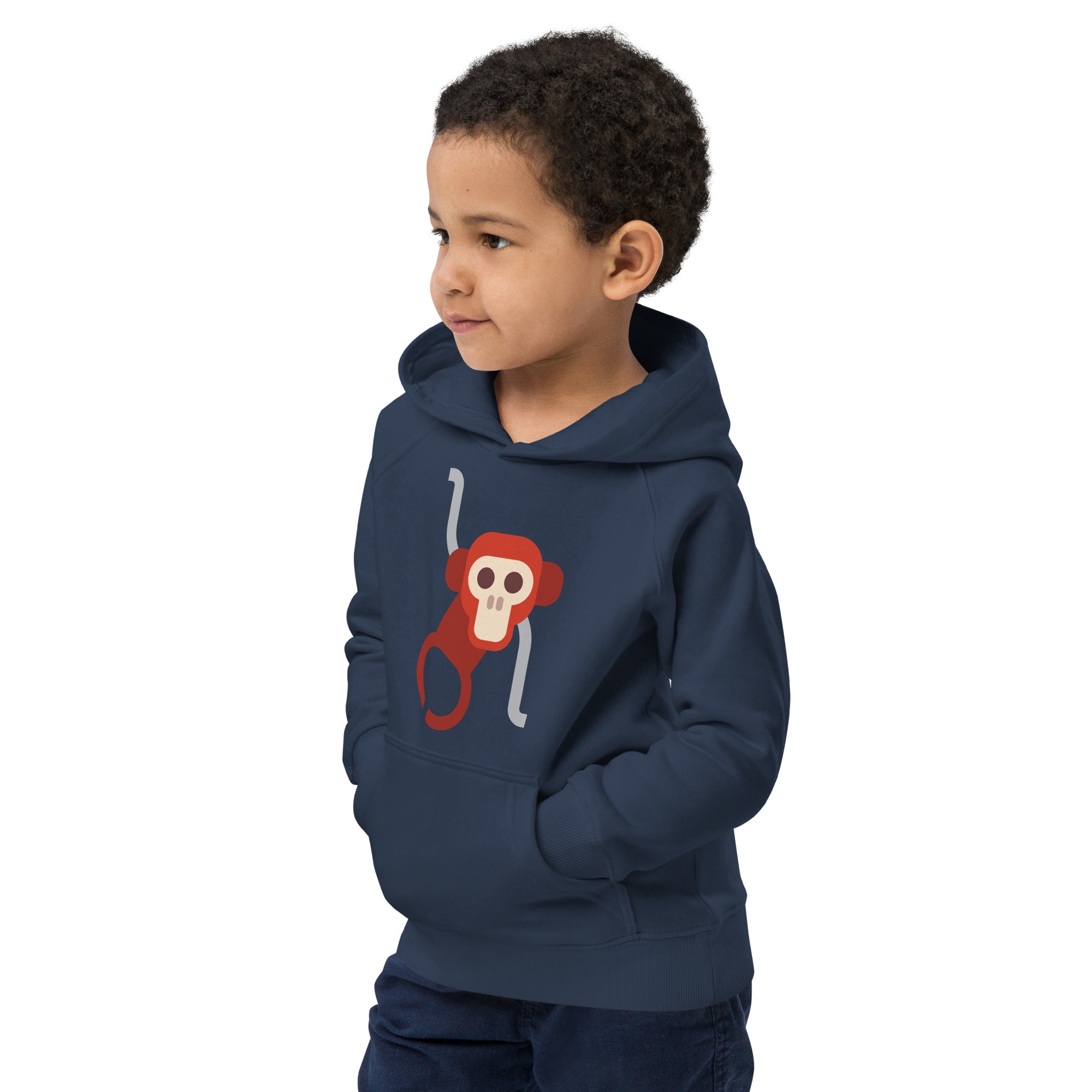 Kids eco hoodie-Monkey II