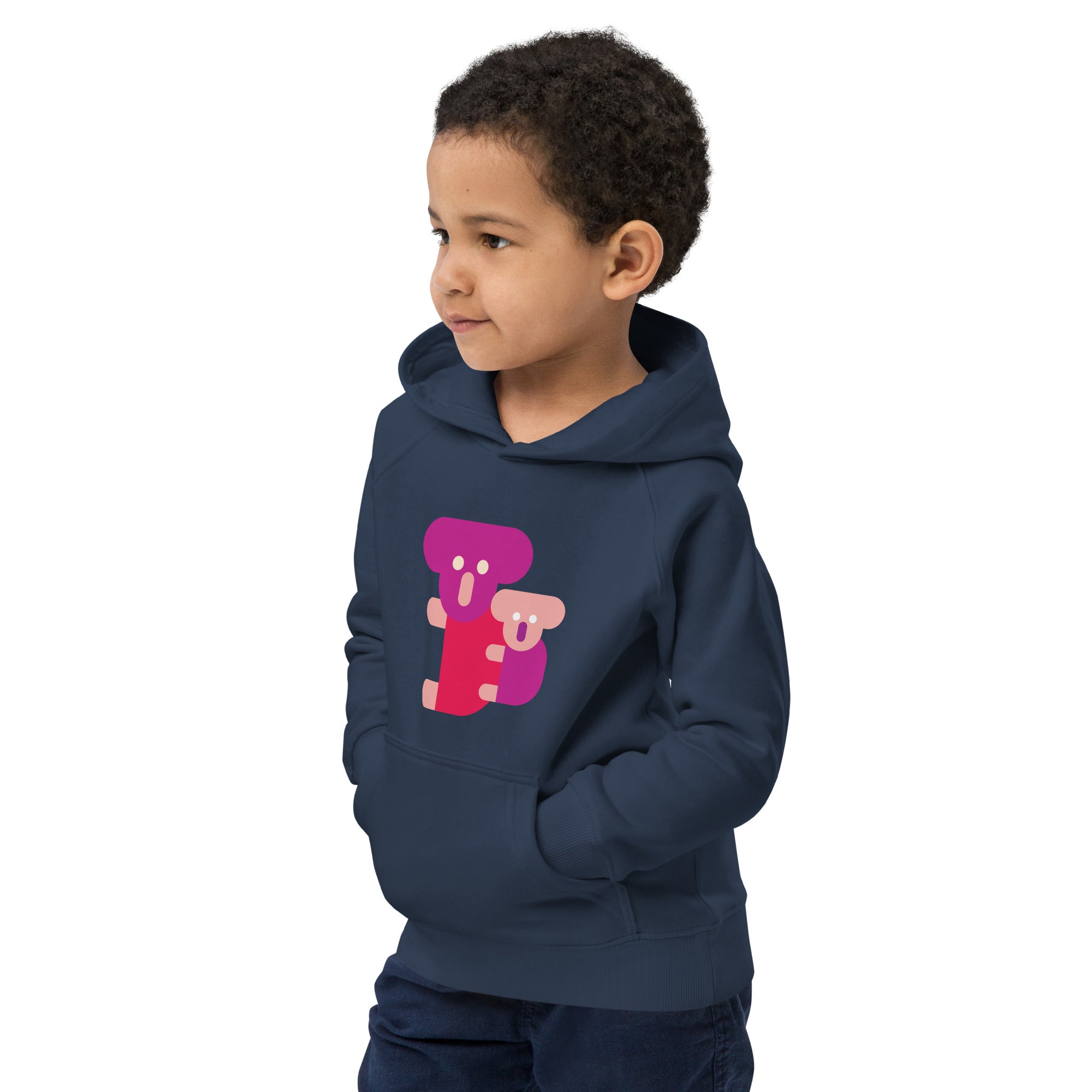 Kids eco hoodie-Panda