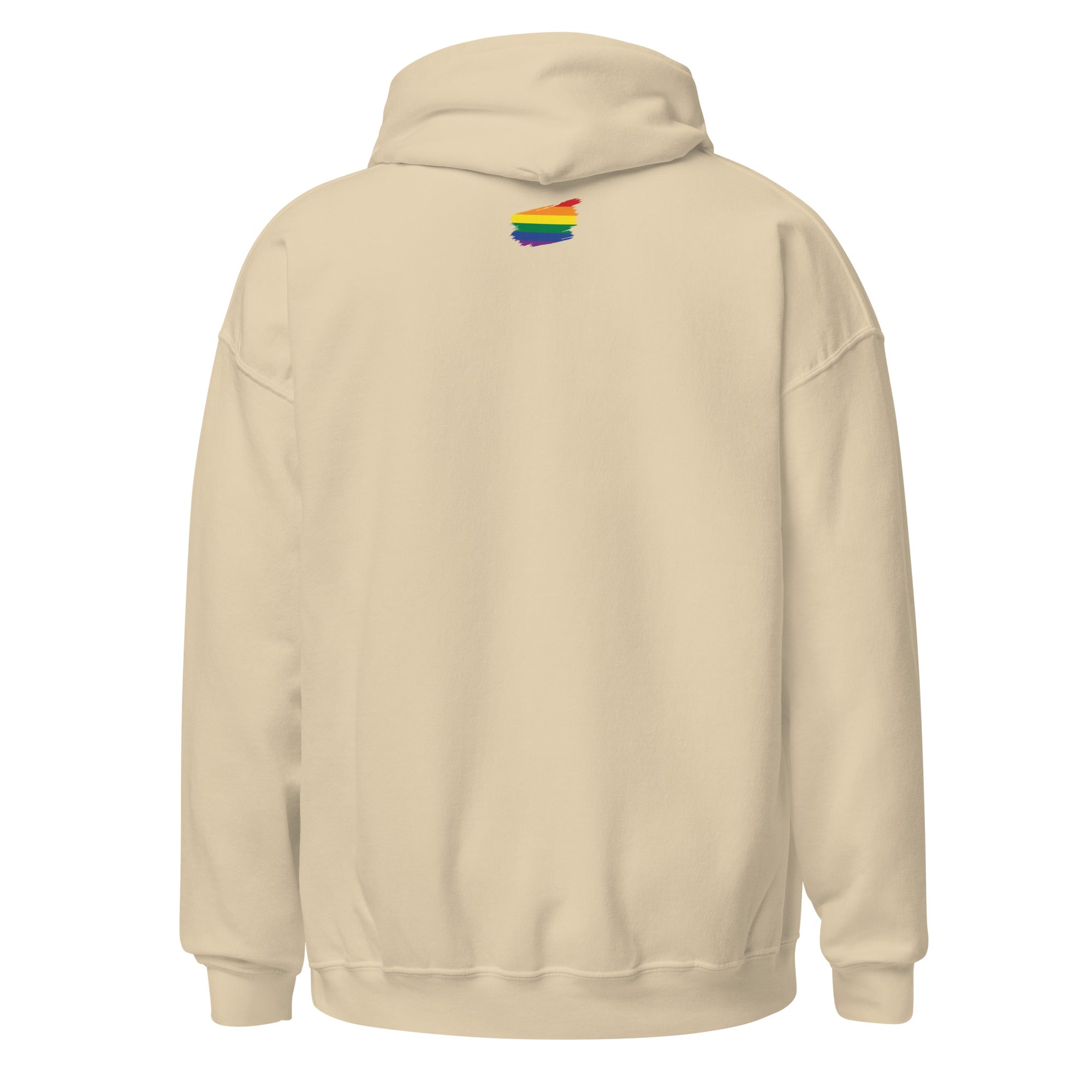 Unisex Hoodie-Pride Rainbow Grunge Flag