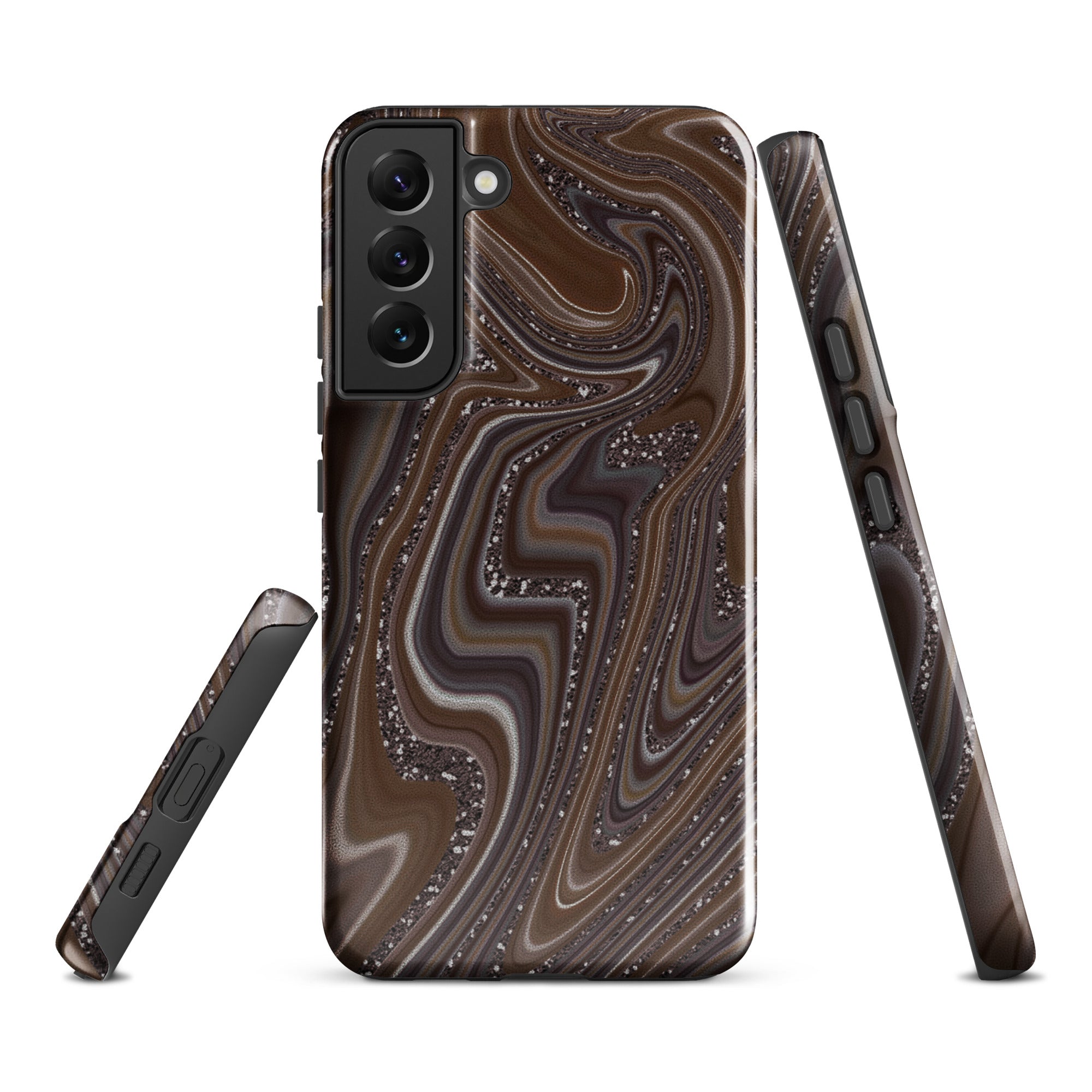Tough case for Samsung®- Abstract Leather