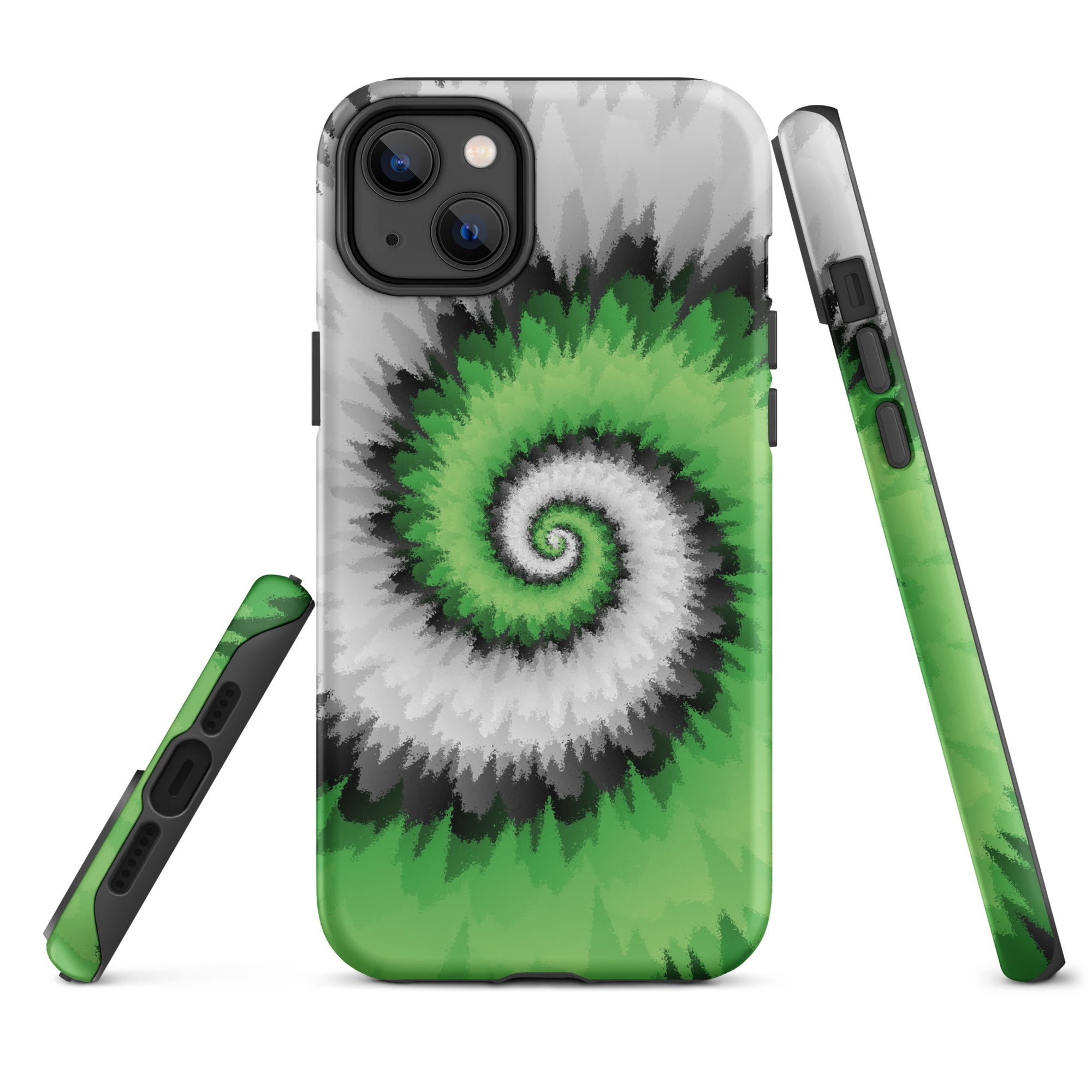 Tough Case for iPhone®-Tie Dye Spiral - Aromantic