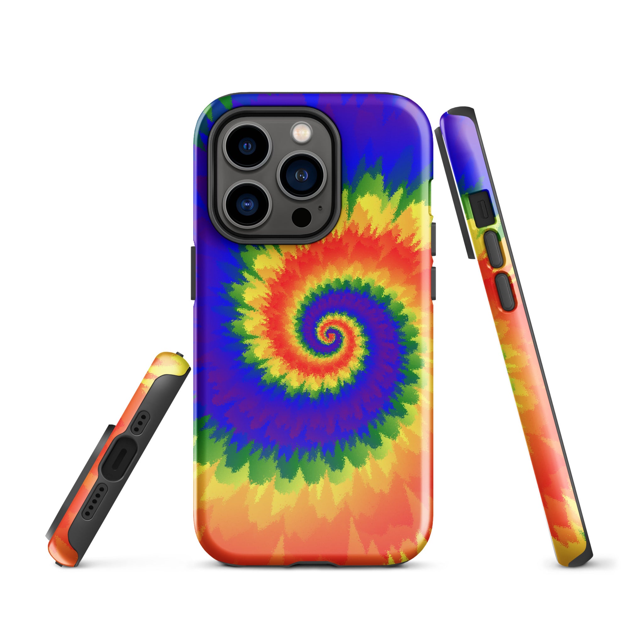 Tough Case for iPhone®-Tie Dye Spiral - LGBTQ