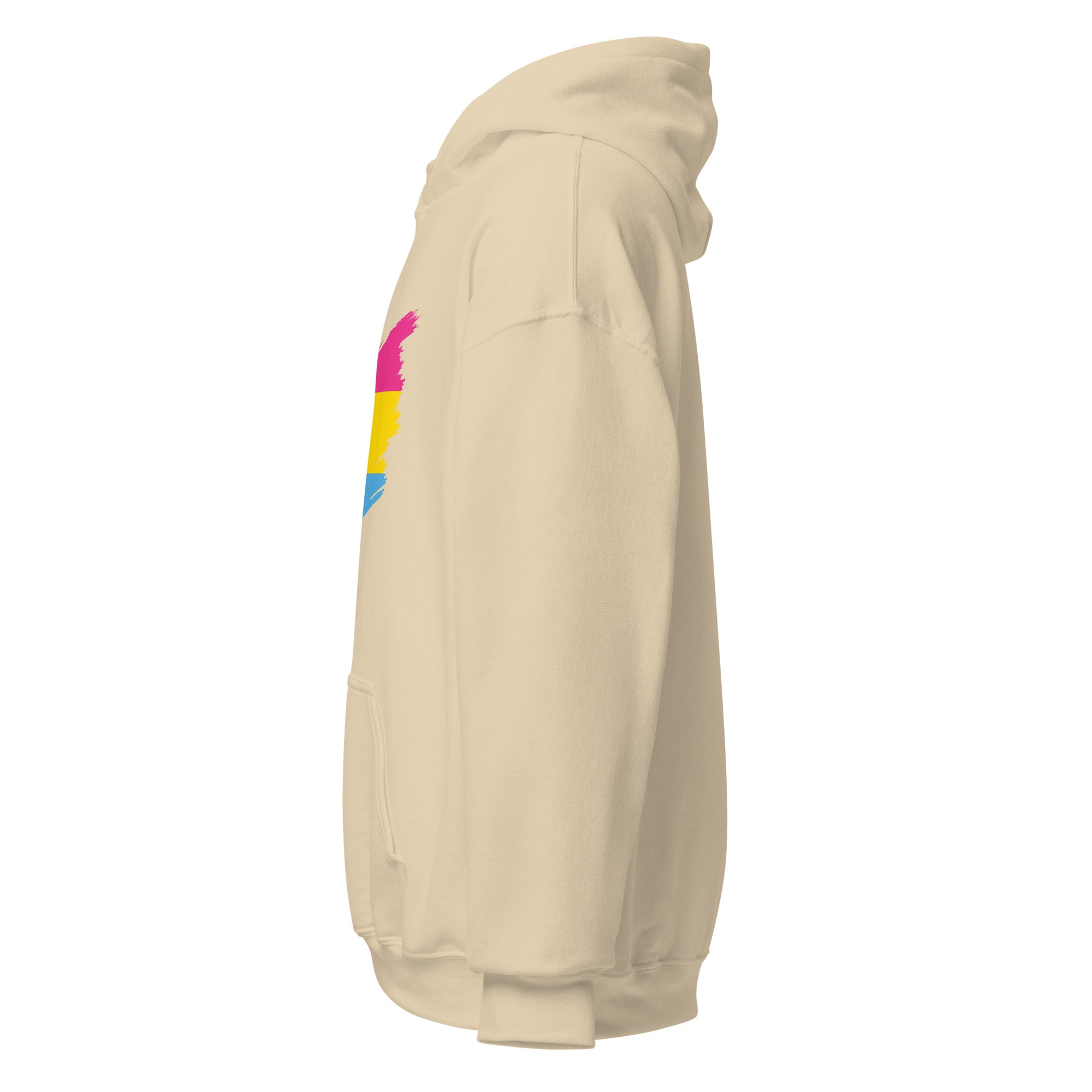 Unisex Hoodie-Pansexual Grunge Flag
