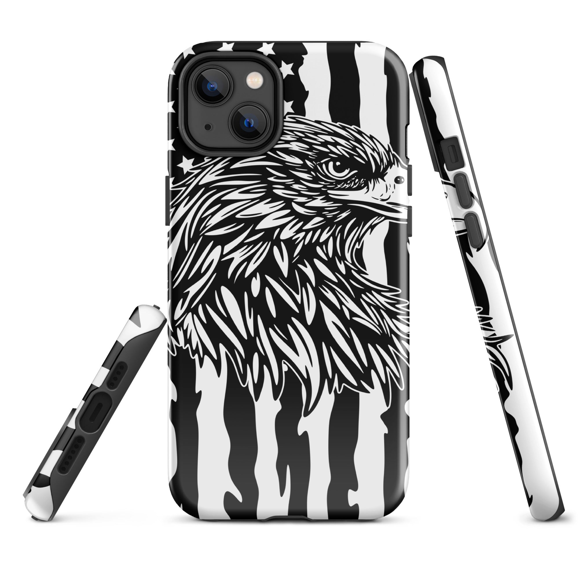Tough Case for iPhone®- Eagle Mono