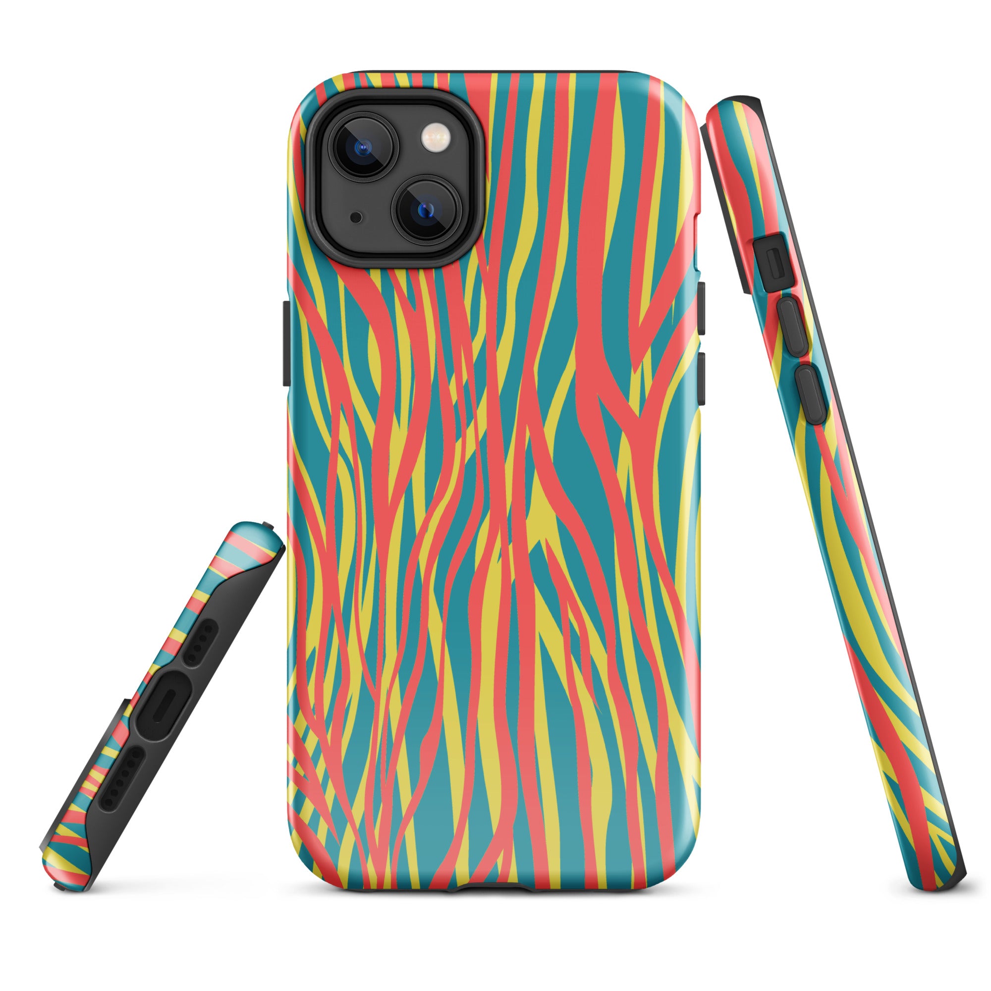 Tough Case for iPhone®- Funky Zebra Pattern III