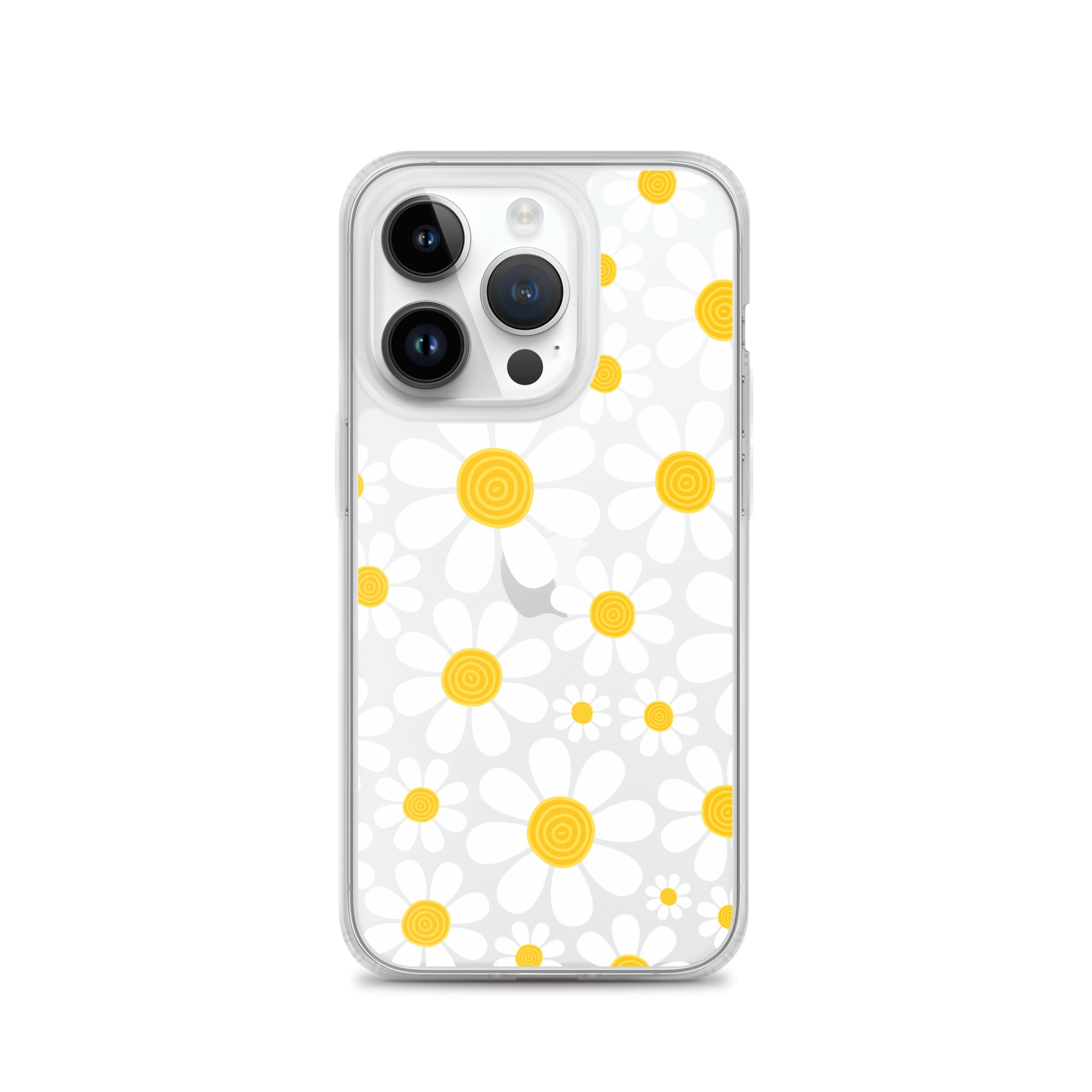 Clear Case for iPhone®- Floral Daisy Design III
