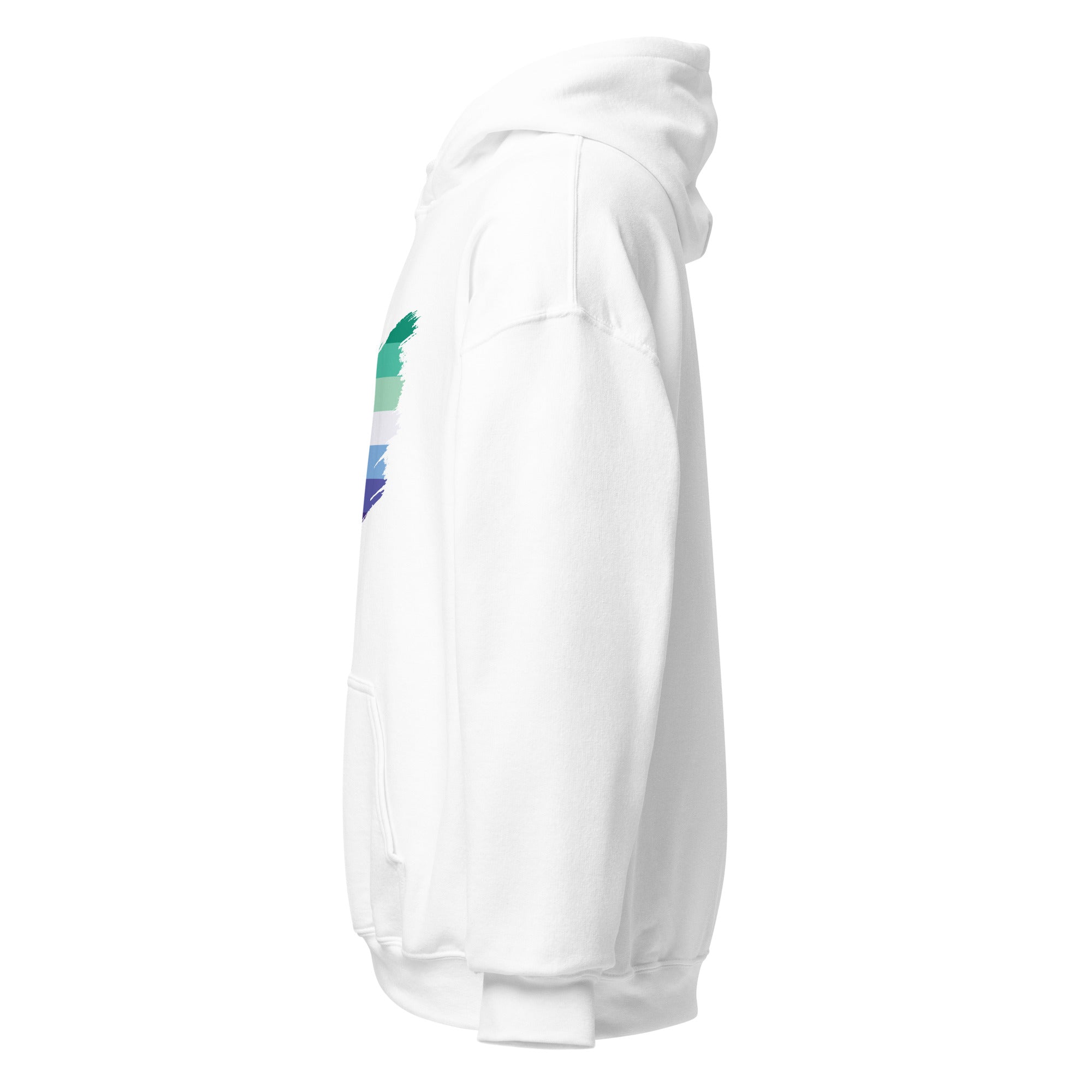 Unisex Hoodie-Gaymen Grunge Flag