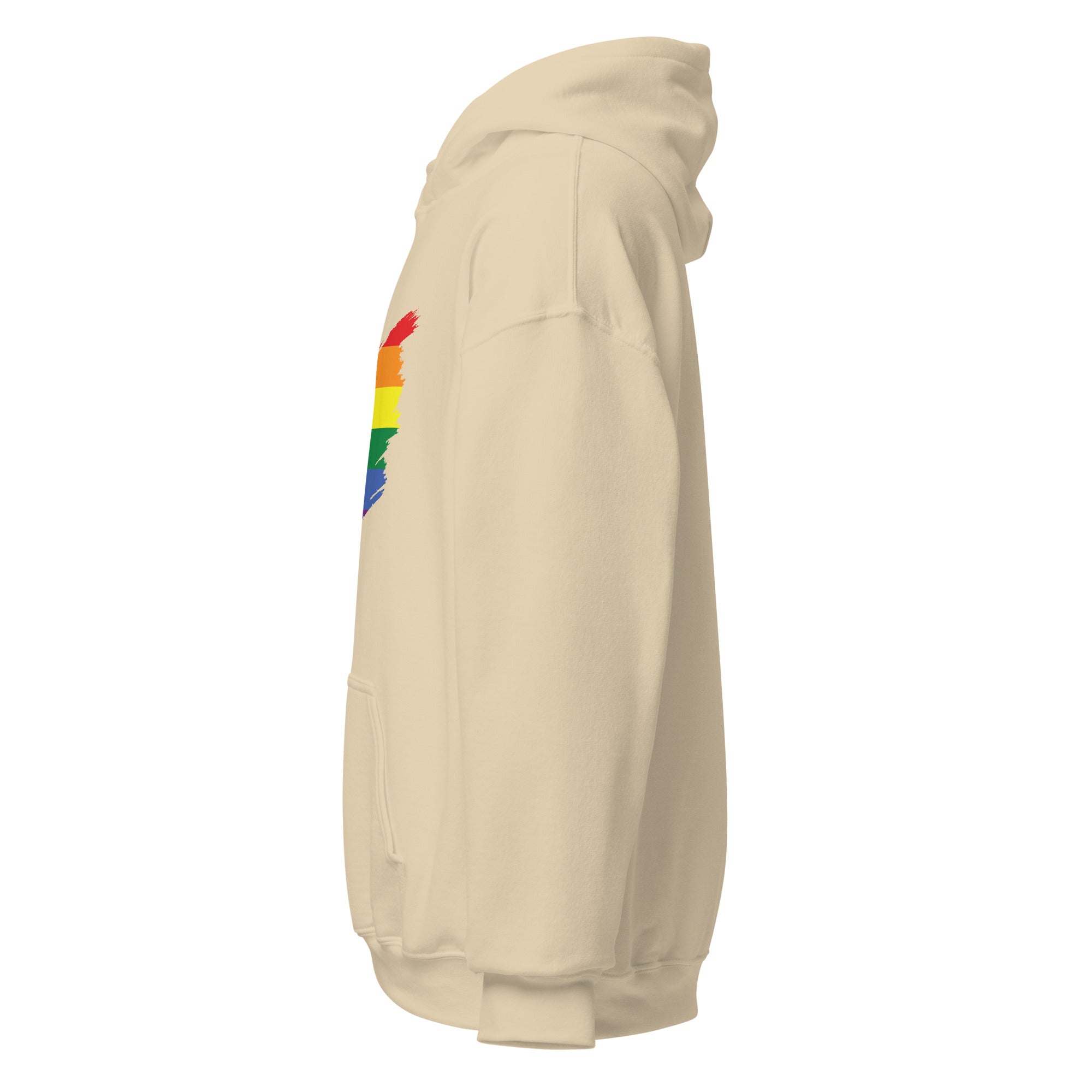 Unisex Hoodie-Progress Pride Grunge Flag