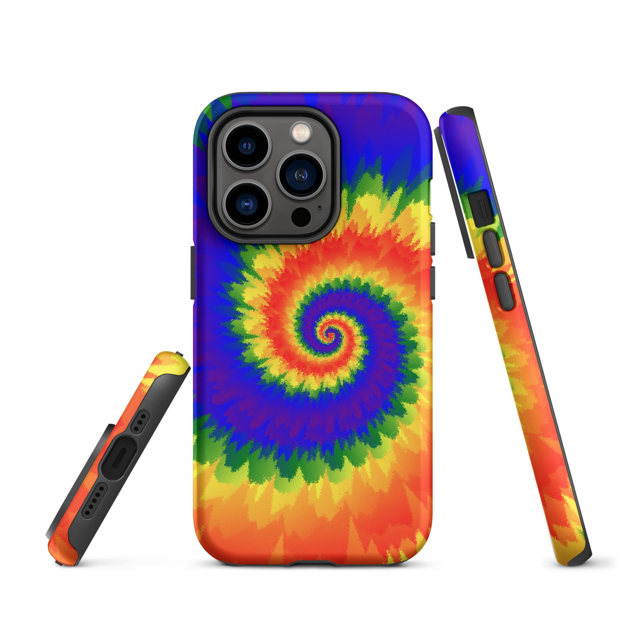 Tough Case for iPhone®-Tie Dye Spiral - LGBTQ