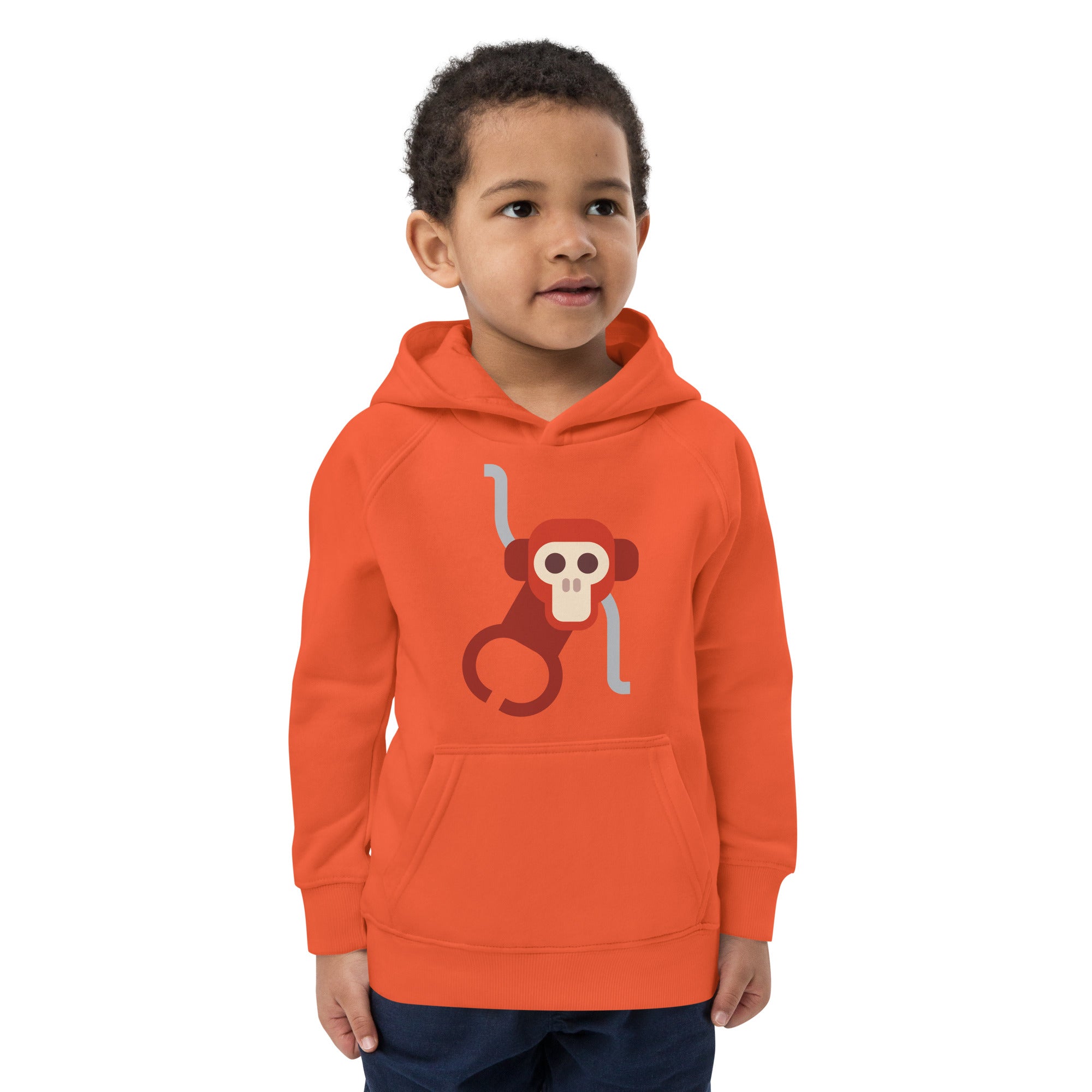 Kids eco hoodie-Monkey II