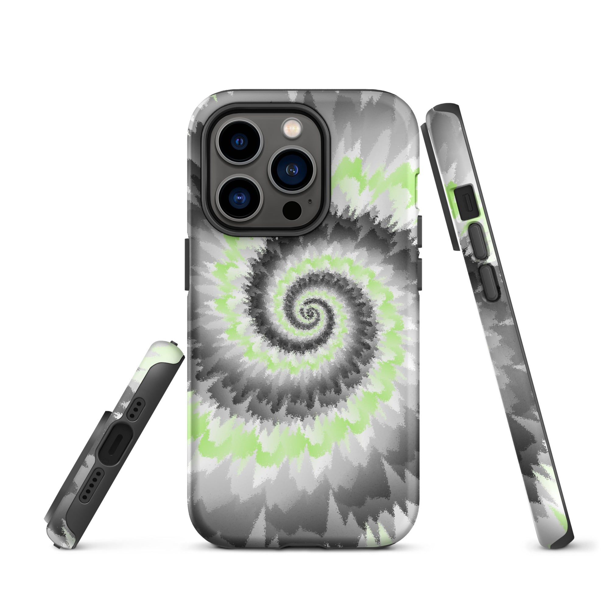 Tough Case for iPhone®-Tie Dye Spiral - Agender