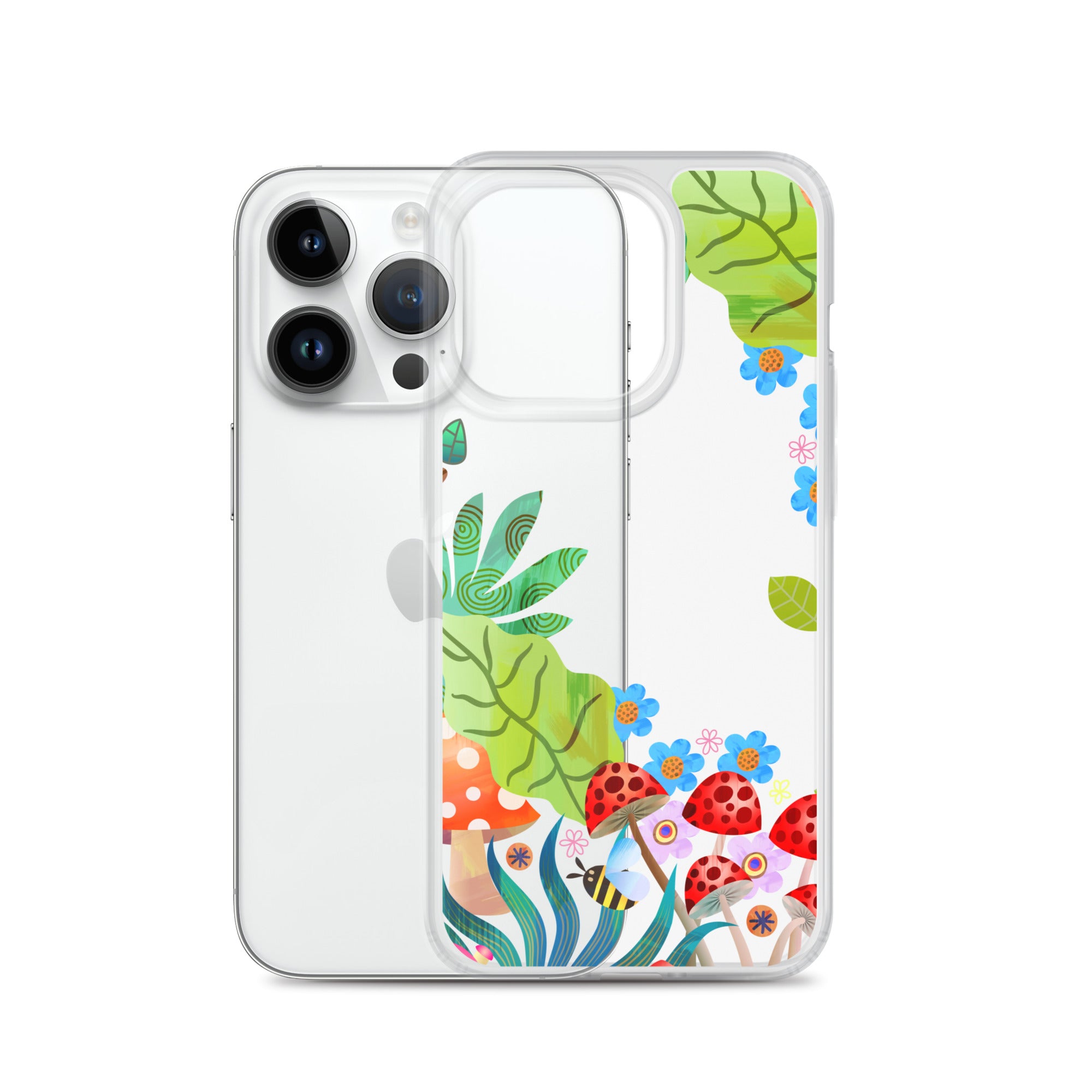 Clear Case for iPhone®- Enchanted Forest Design II