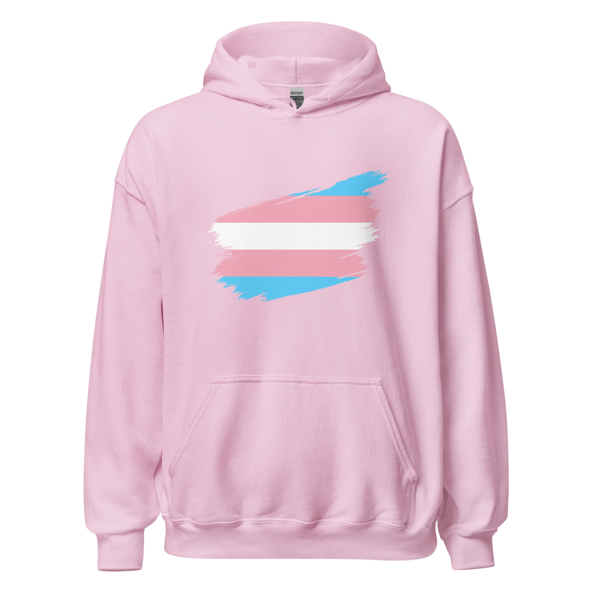 Unisex Hoodie-Transgender Grunge Flag