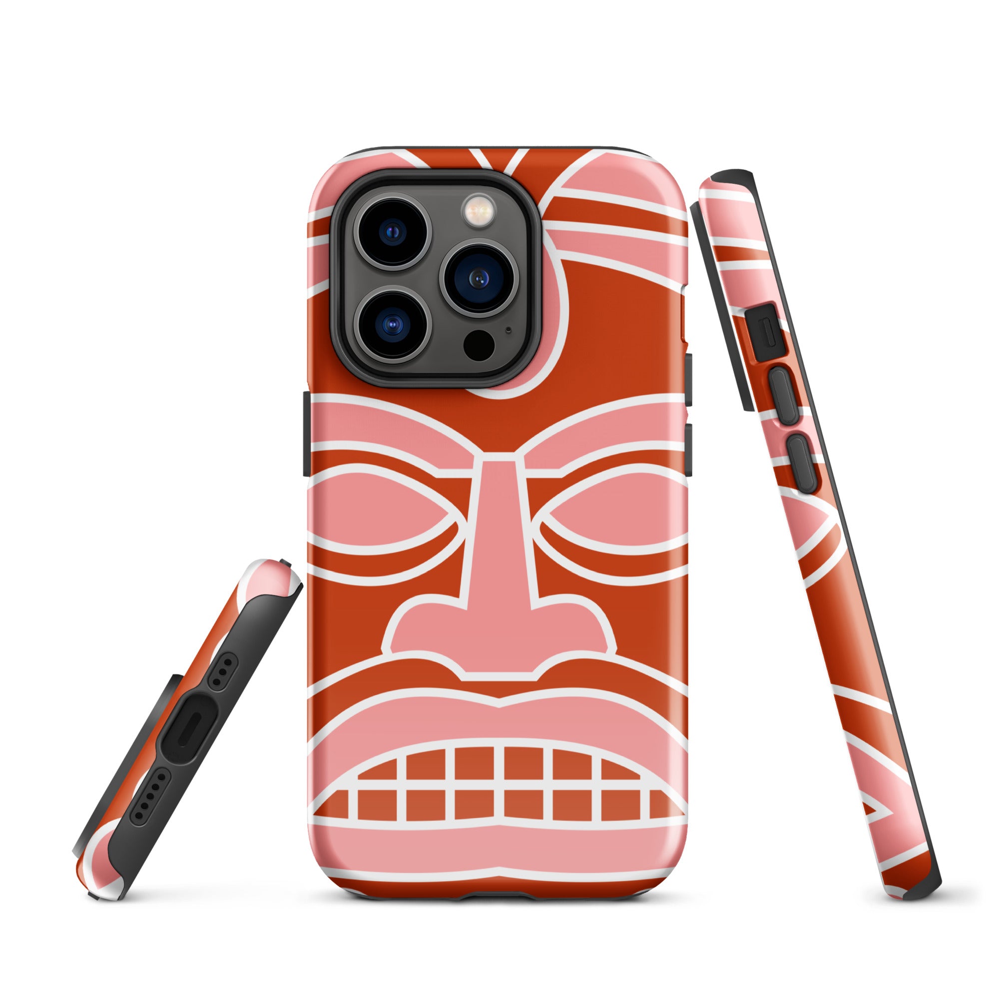 Tough Case for iPhone®- Totem Mask Red