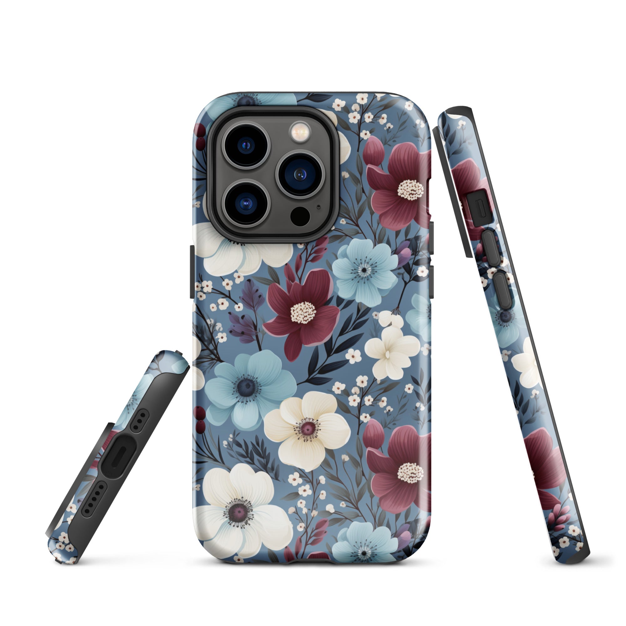 Tough Case for iPhone®- Floral Pattern II