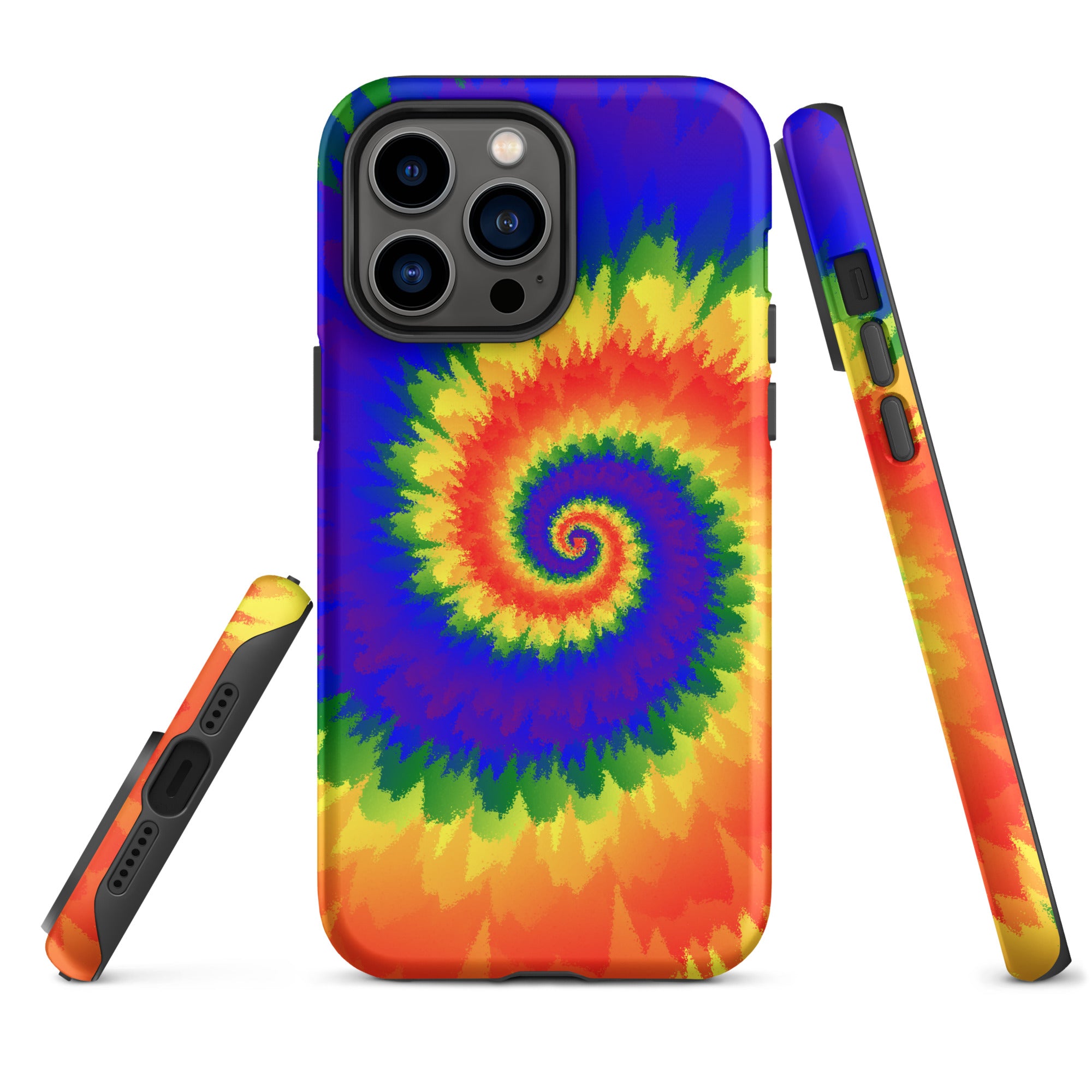 Tough Case for iPhone®-Tie Dye Spiral - LGBTQ
