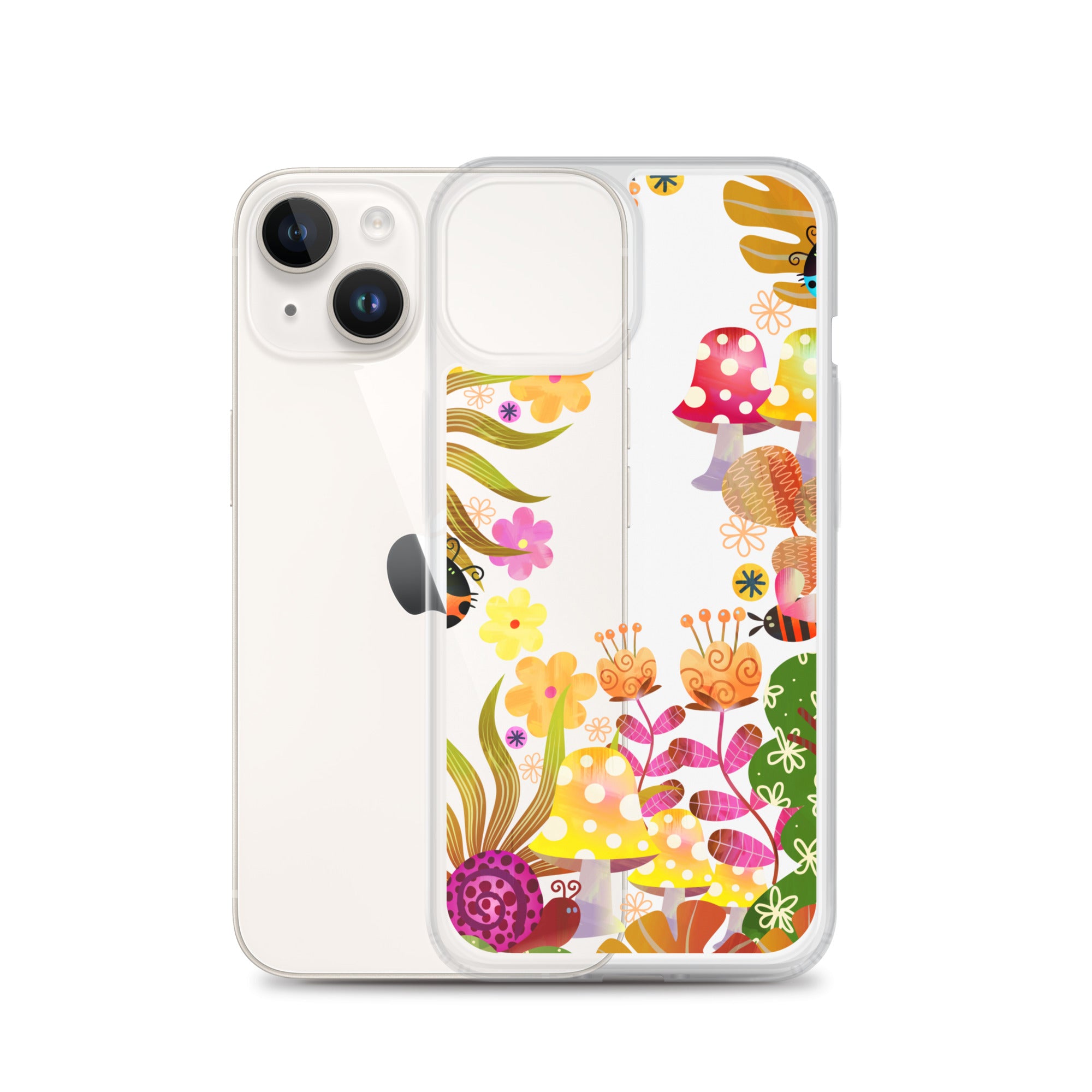 Clear Case for iPhone®- Enchanted Forest Design I