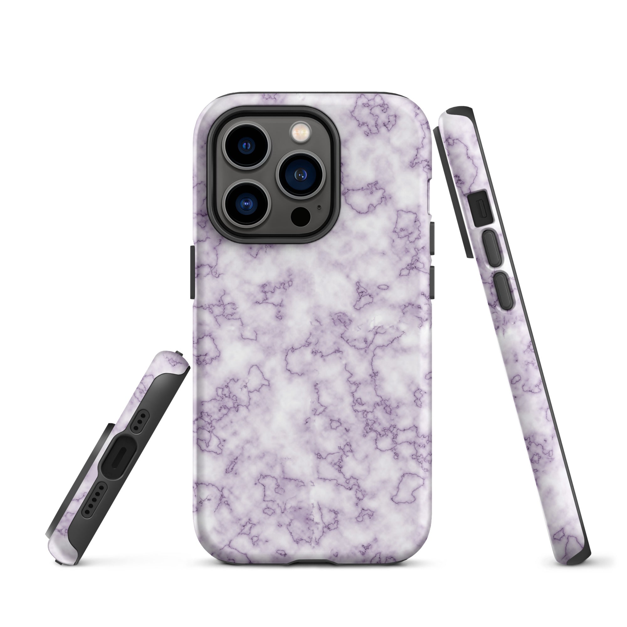 Tough Case for iPhone®- Purple Marble