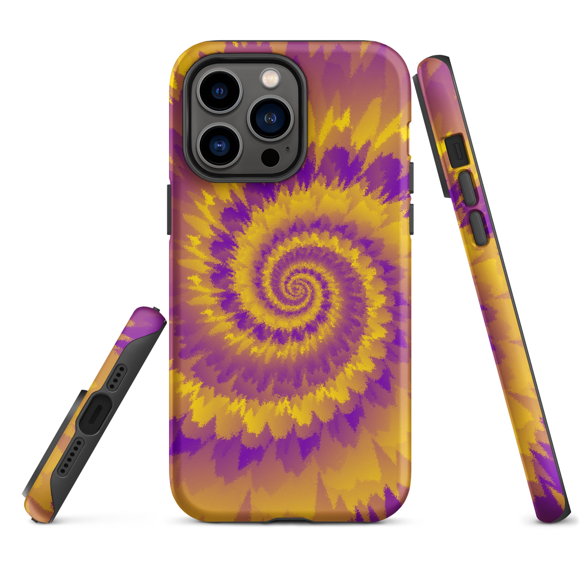 Tough Case for iPhone®-Tie Dye Spiral - Intersex