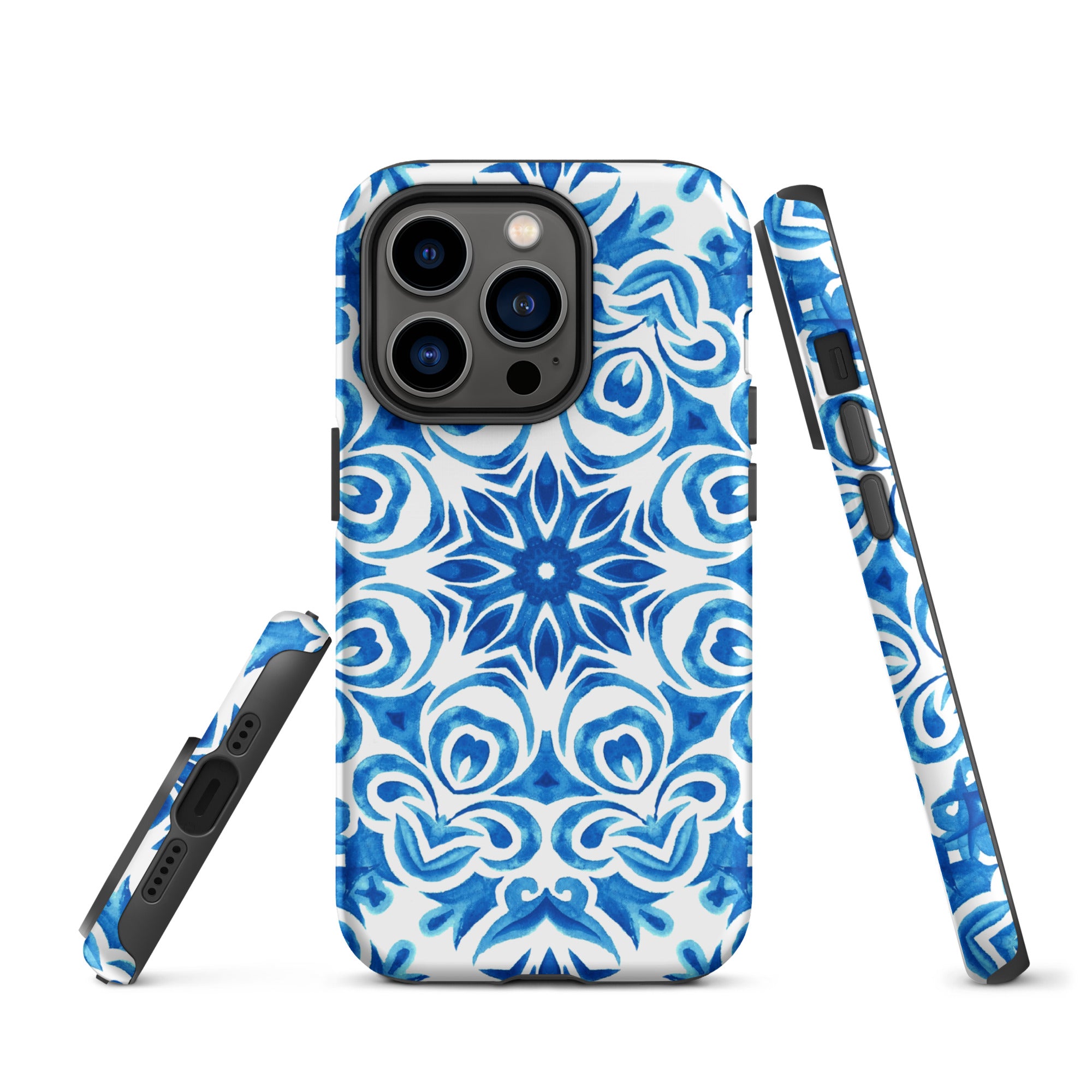 Tough Case for iPhone®- Majolica Pattern II