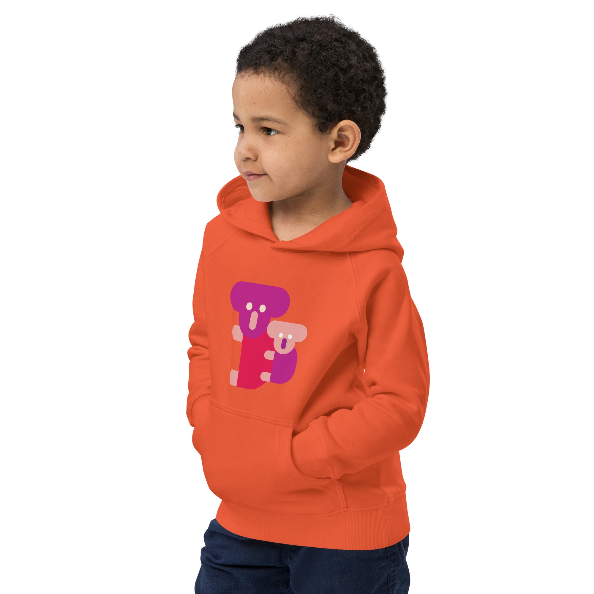 Kids eco hoodie-Panda