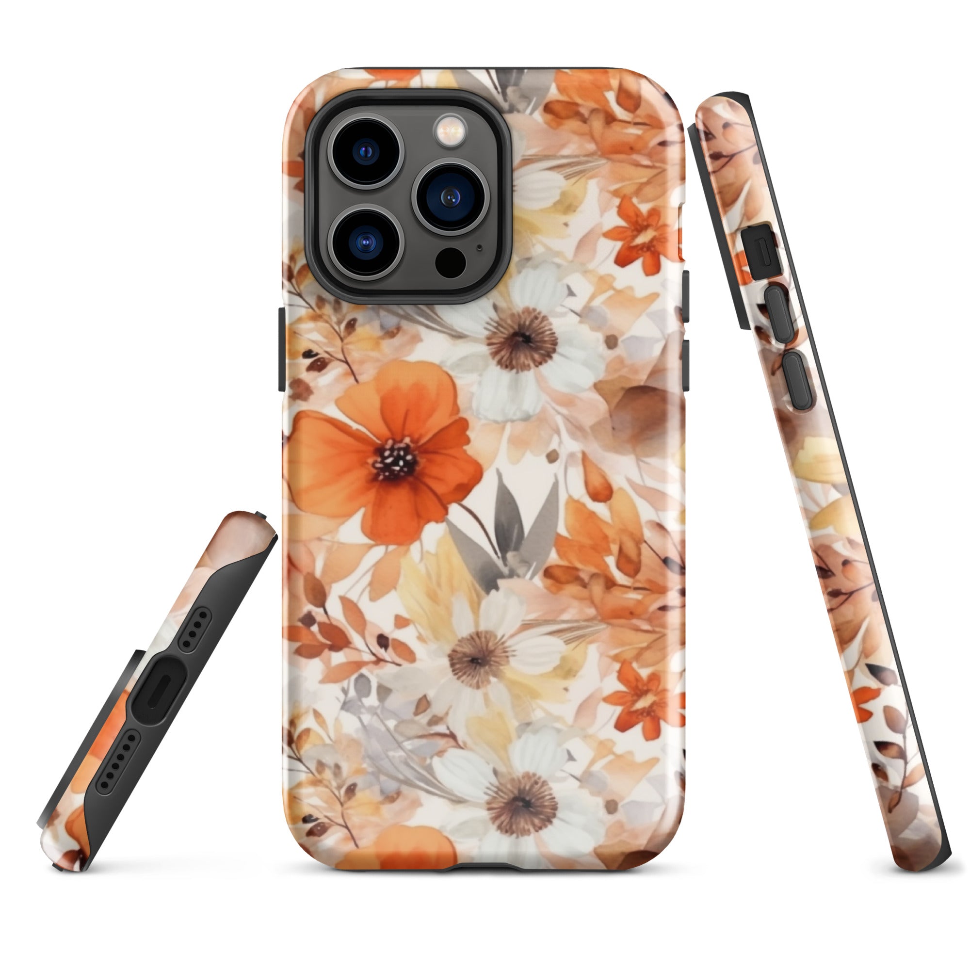 Tough Case for iPhone®- Floral Pattern I