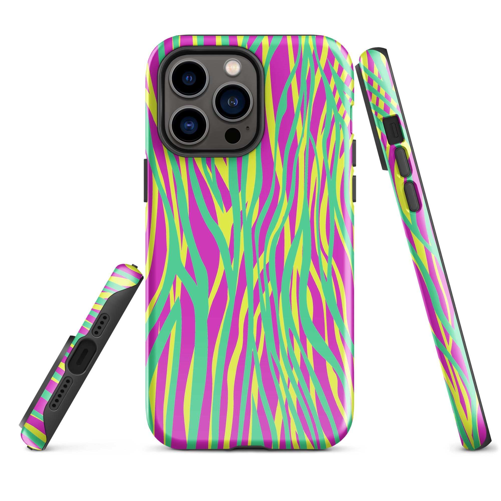 Tough Case for iPhone®- Funky Zebra Pattern II