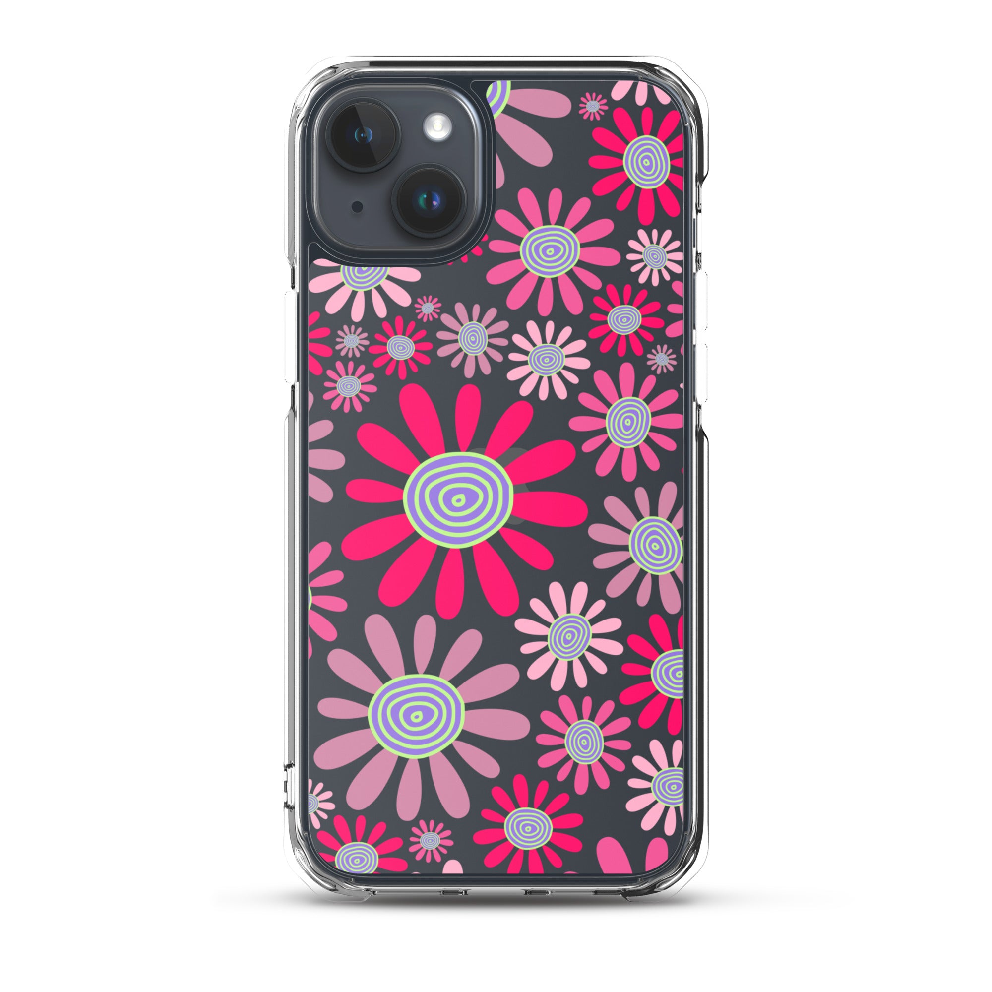 Clear Case for iPhone®- Floral Daisy Design I
