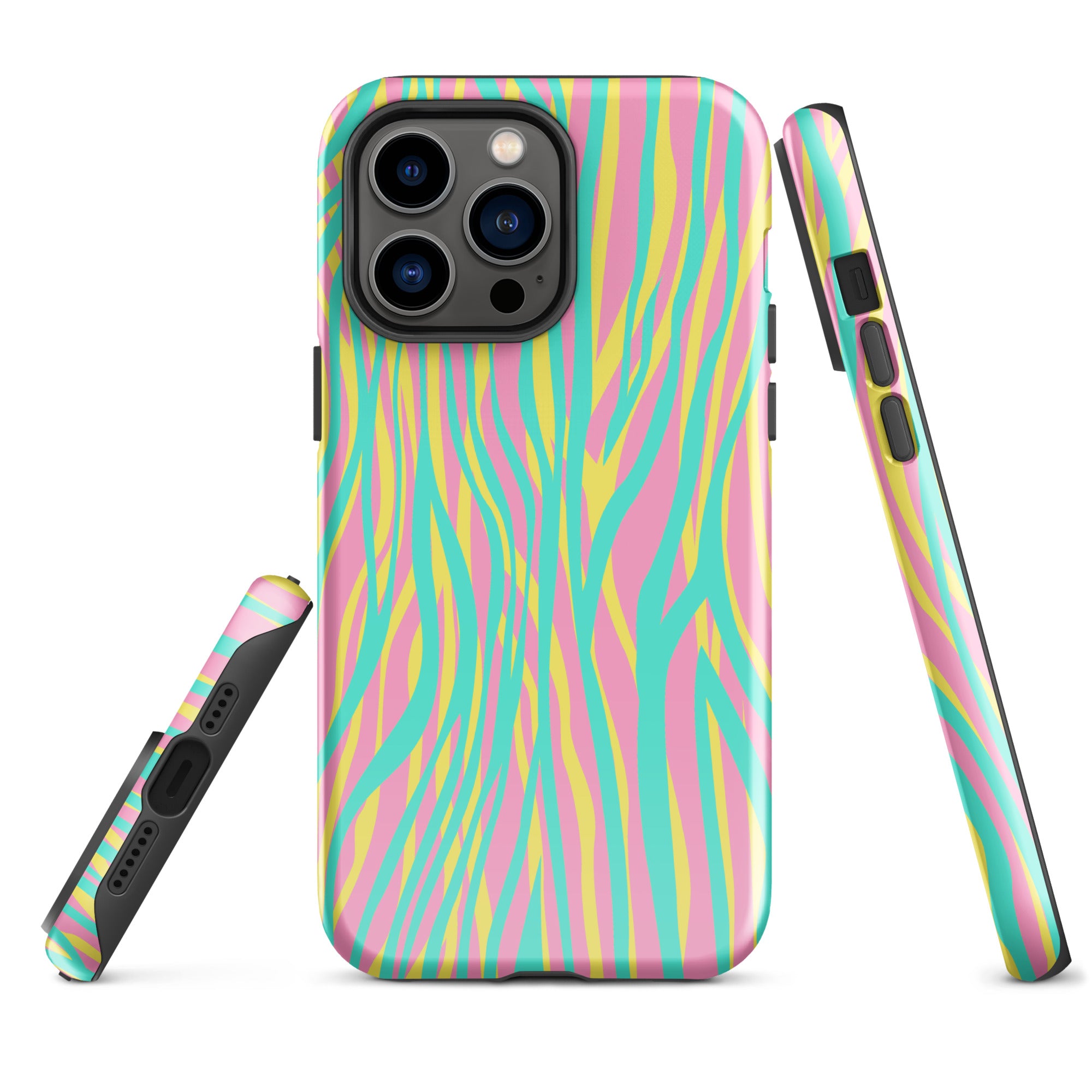 Tough Case for iPhone®- Funky Zebra Pattern I