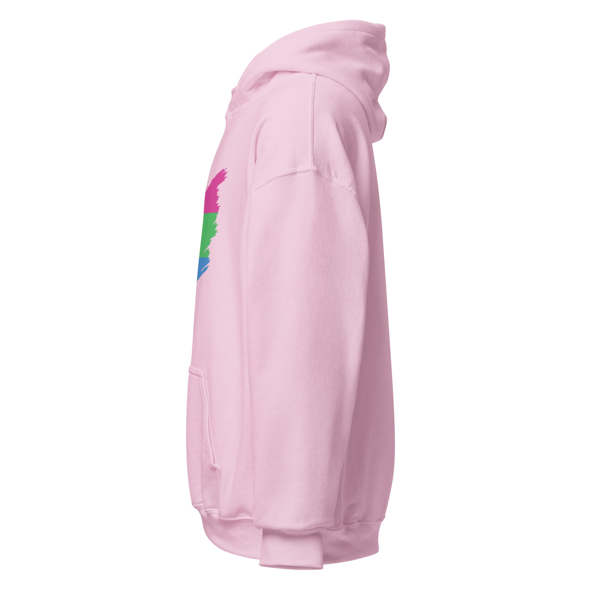 Unisex Hoodie-Polysexual Grunge Flag