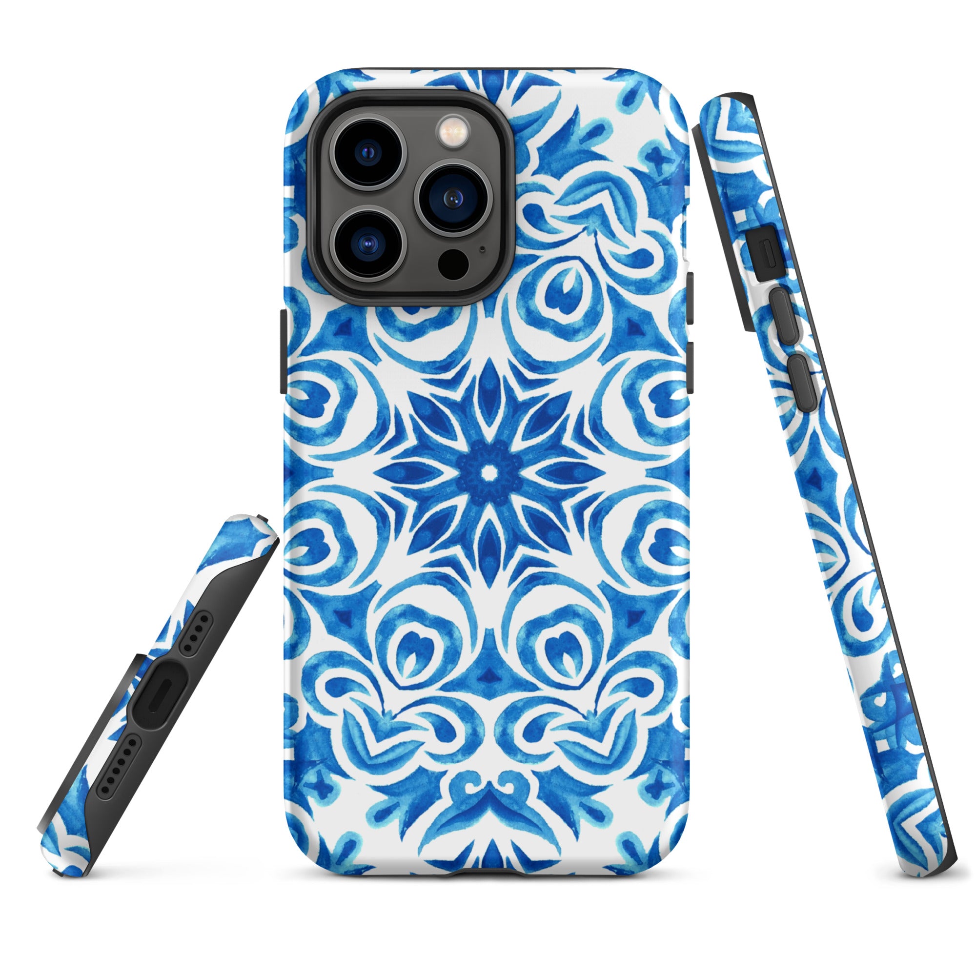 Tough Case for iPhone®- Majolica Pattern II