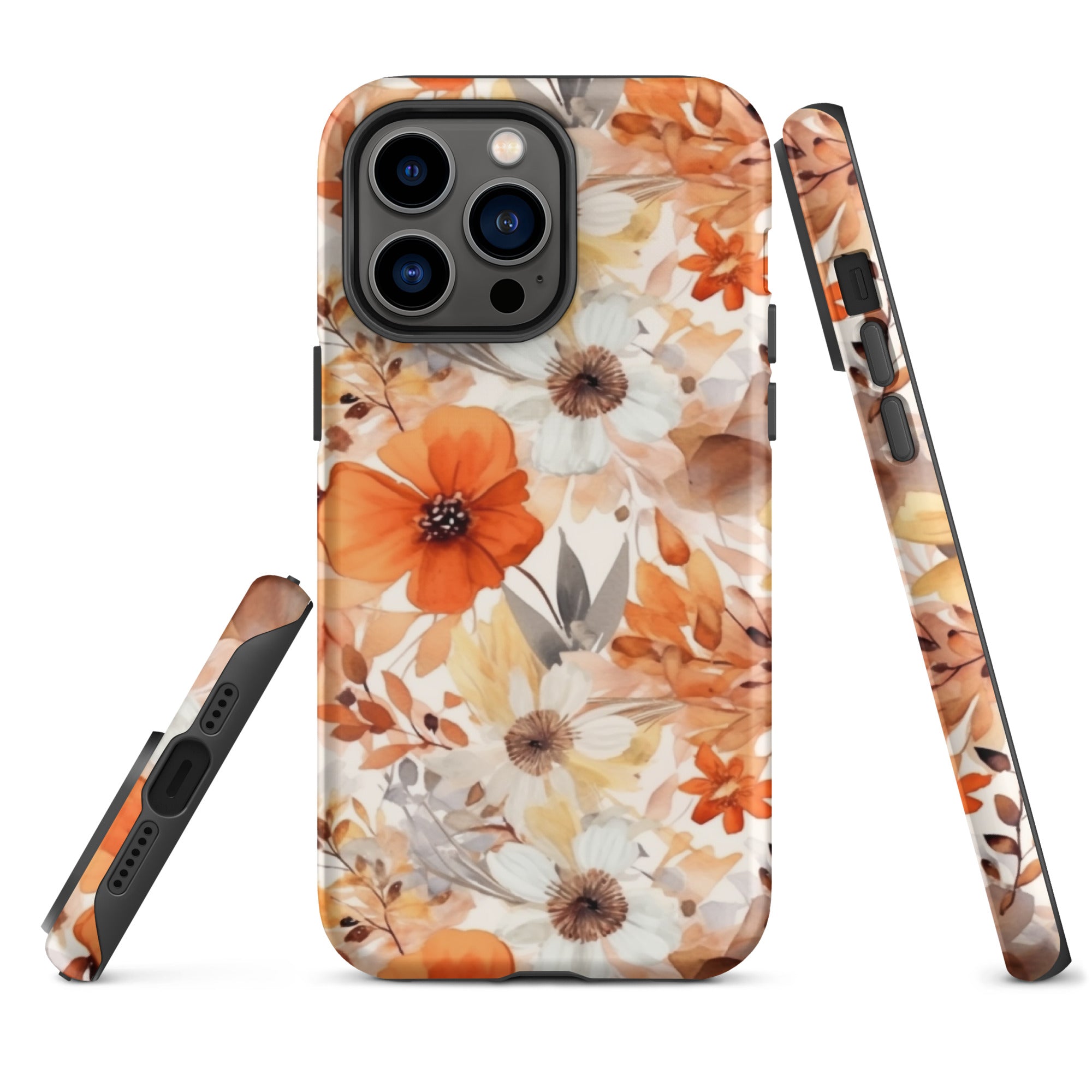 Tough Case for iPhone®- Floral Pattern I