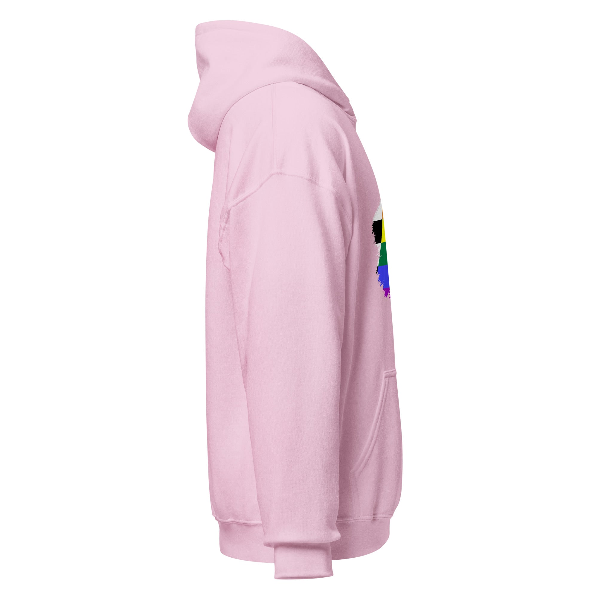 Unisex Hoodie-Straight Grunge Flag