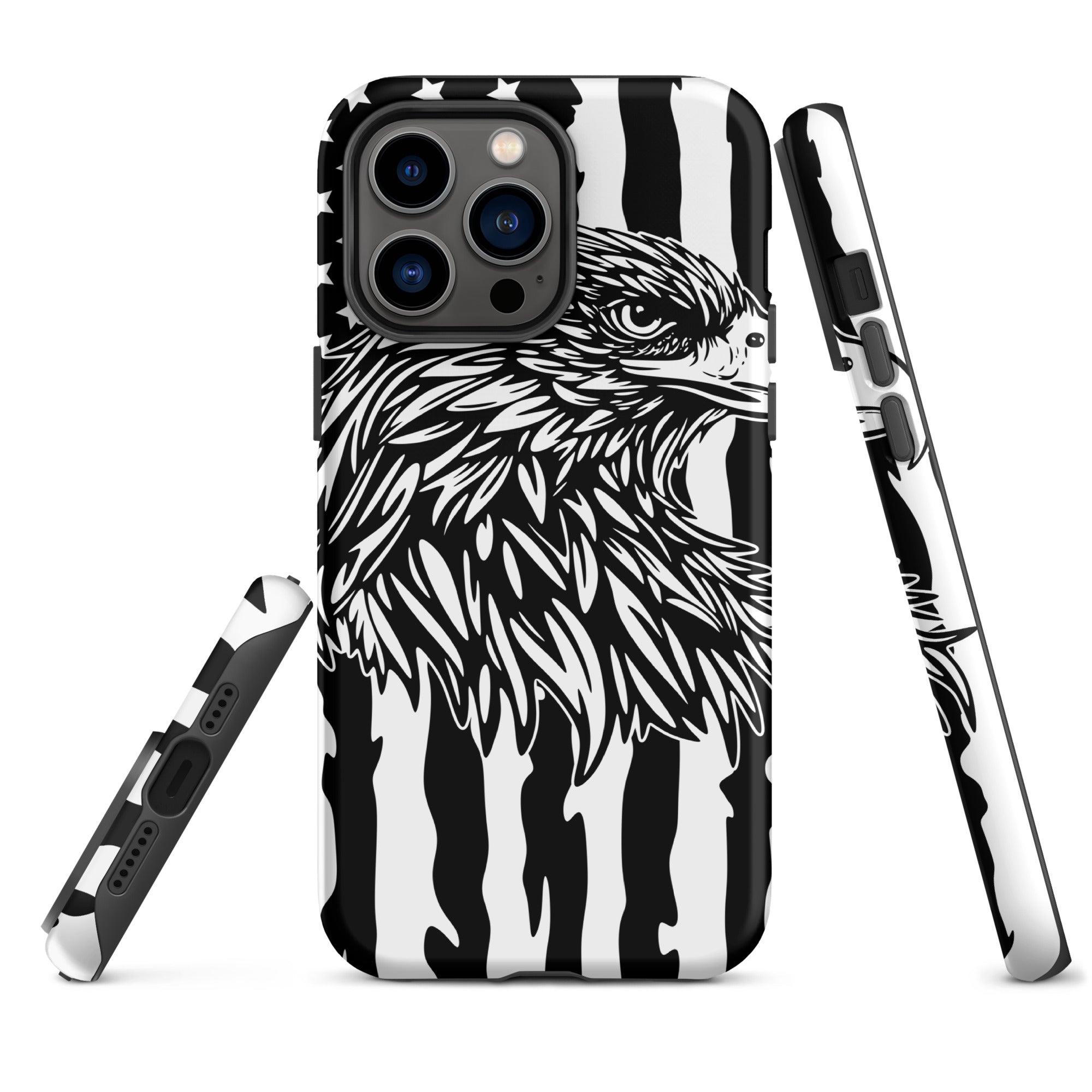 Tough Case for iPhone®- Eagle Mono